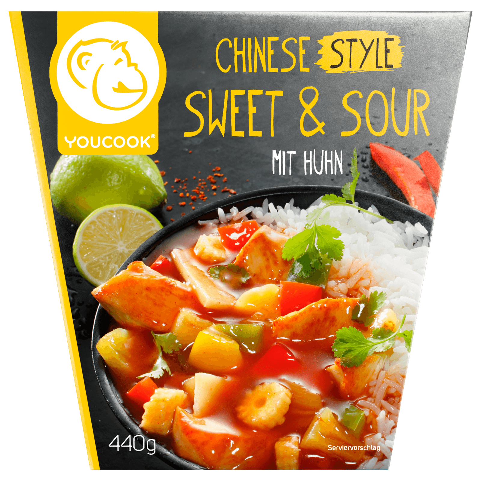 Youcook Chinesisch Sweet &amp; Sour Huhn 420g bei REWE online bestellen!