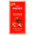 Hachez Vollmilch Chocolade Erdbeer Rhabarber 90g