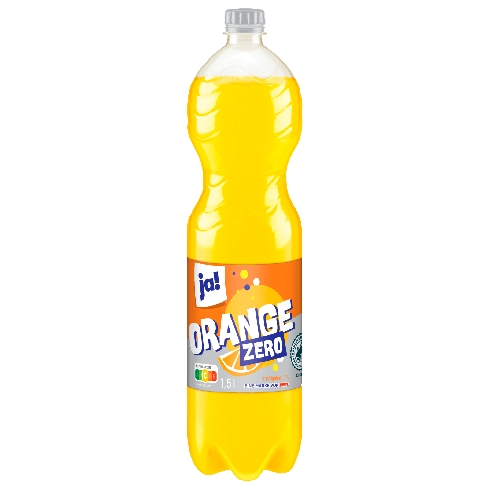 ja! Orangenlimonade 0% Zucker 1,5l bei REWE online bestellen!