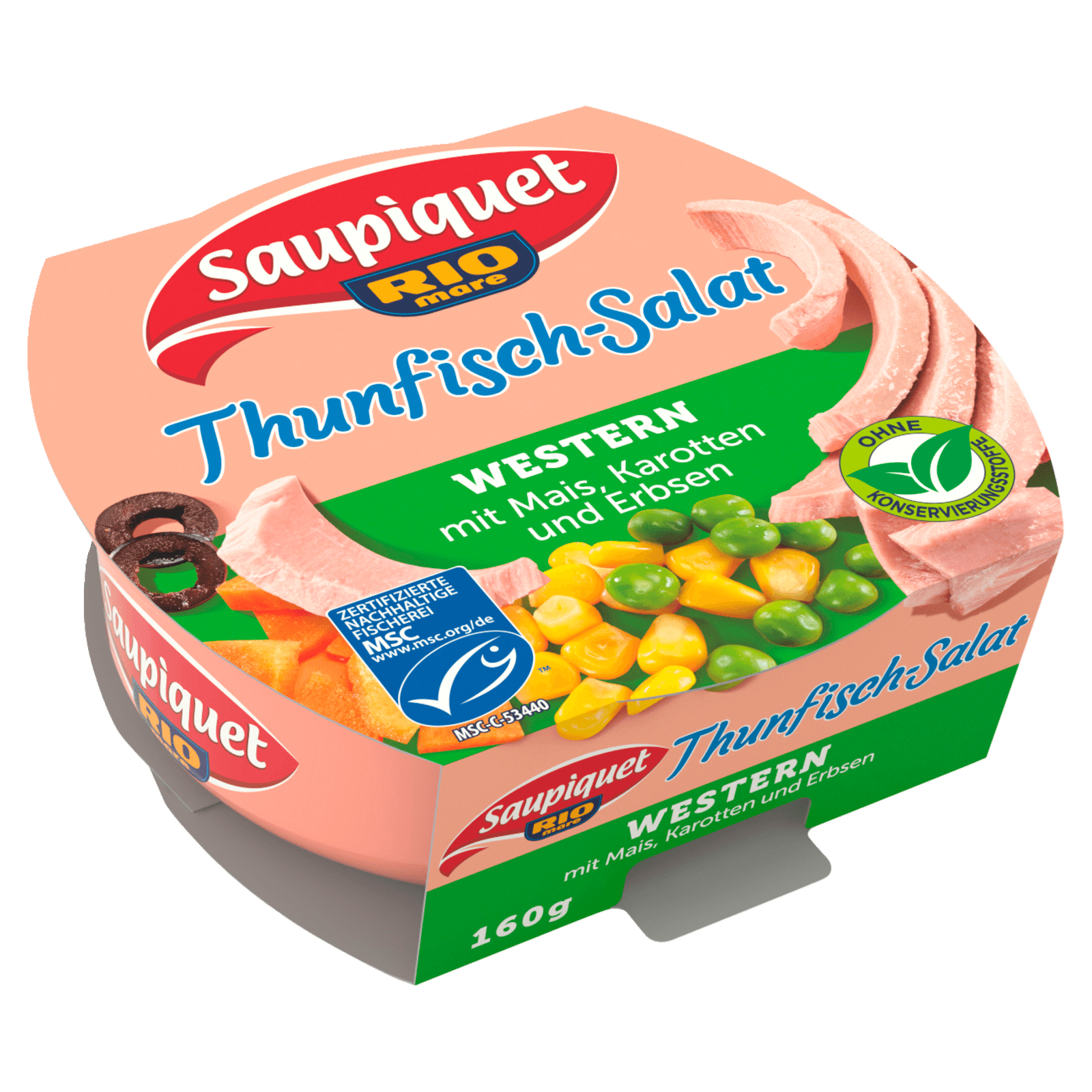 Saupiquet MSC Thunfisch-Salat Western 160g