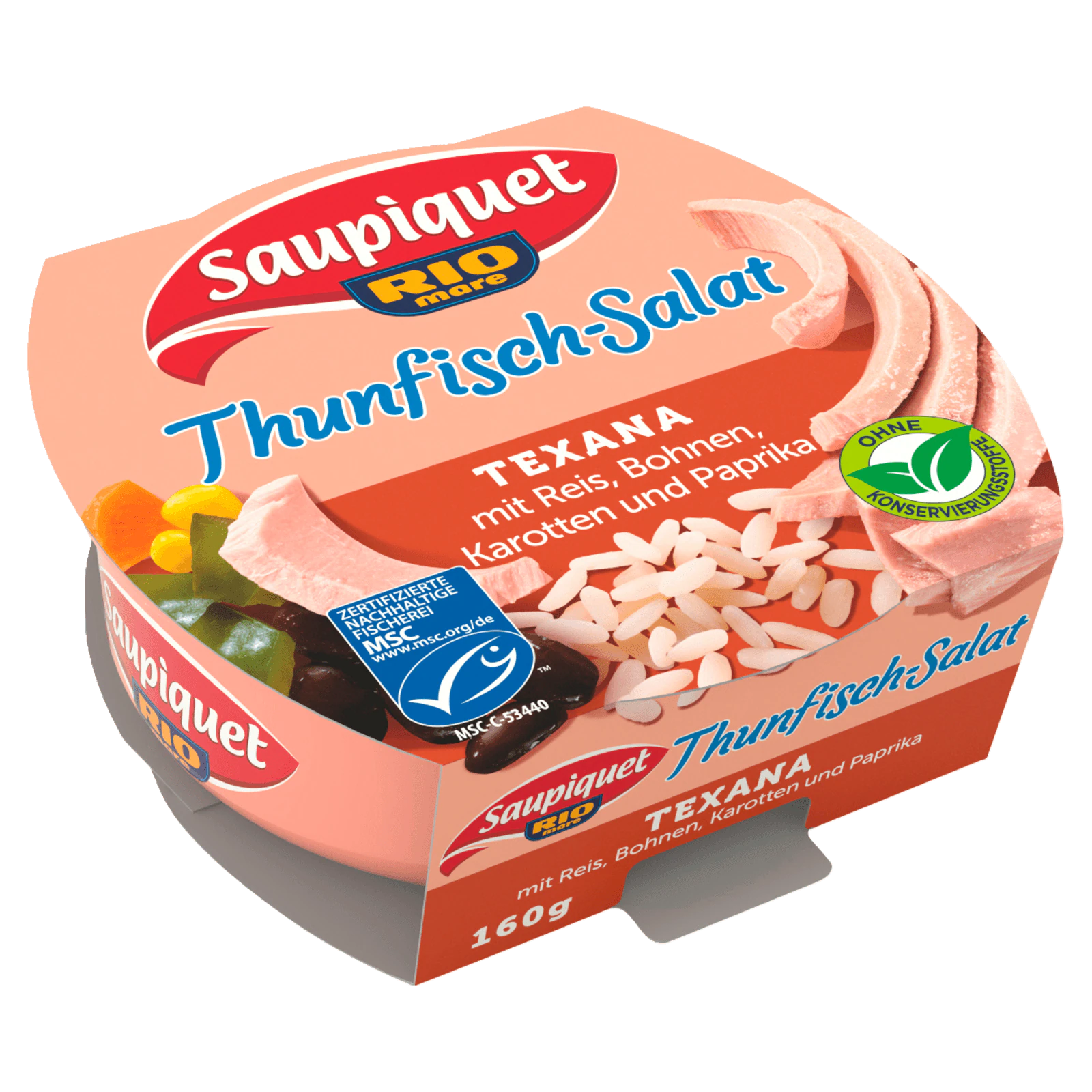 Saupiquet Thunfisch-Salat Texana MSC 160g