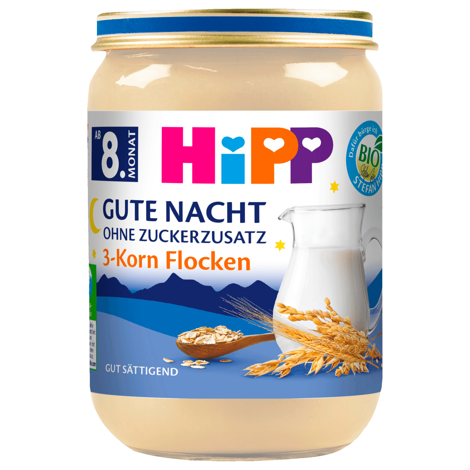 Hipp Bio Gute Nacht ohne Zuckerzusatz 3-Korn Flocken