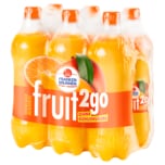 Franken Brunnen Fruit 2 Go Orange Maracuja 6x0,75l