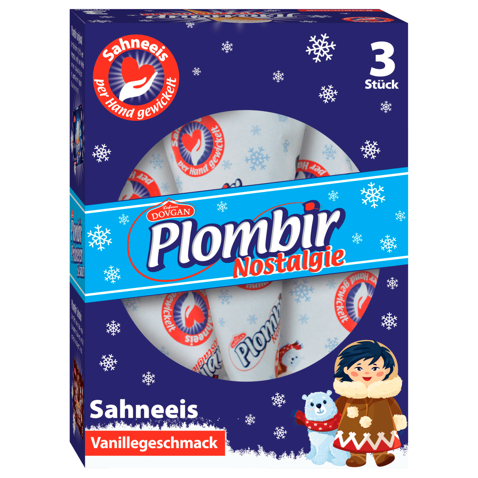 Dovgan Eiscreme Plombir Nostalgie Vanillegeschmack Ml Bei Rewe Online Bestellen