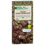 REWE Bio Schokolade Ganze Haselnuss vegan 100g