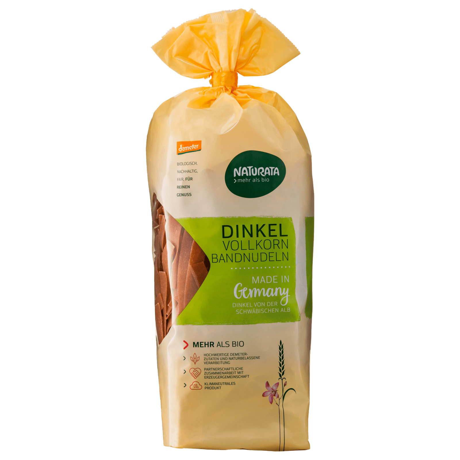 Naturata Bio Demeter Dinkel Vollkorn Bandnudeln G Bei Rewe Online