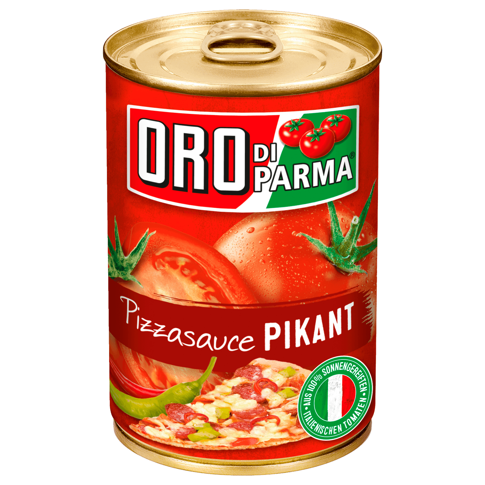 Oro di Parma Pizzasauce pikant 400g