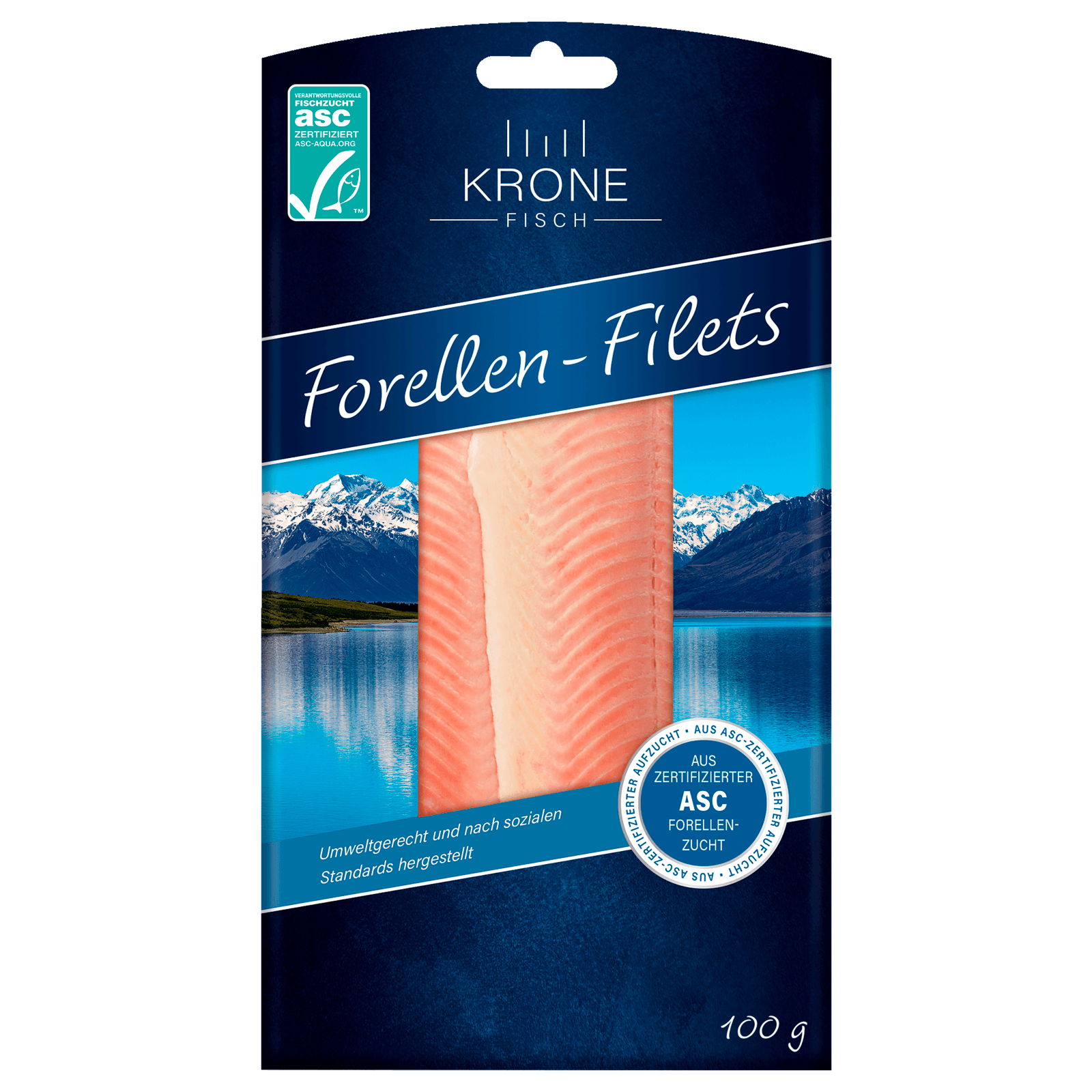 Krone Forellen-Filets 100g