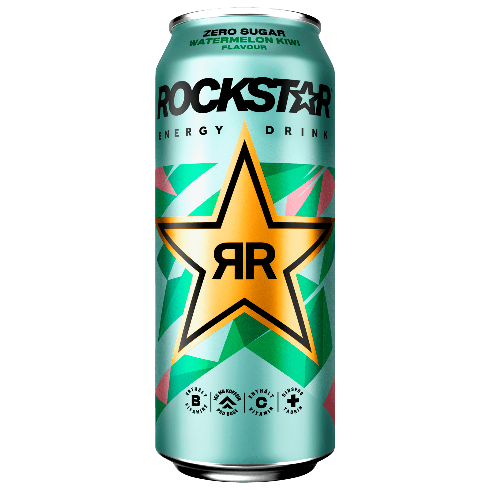 Rockstar Watermelon Kiwi Zero Sugar 0,5l