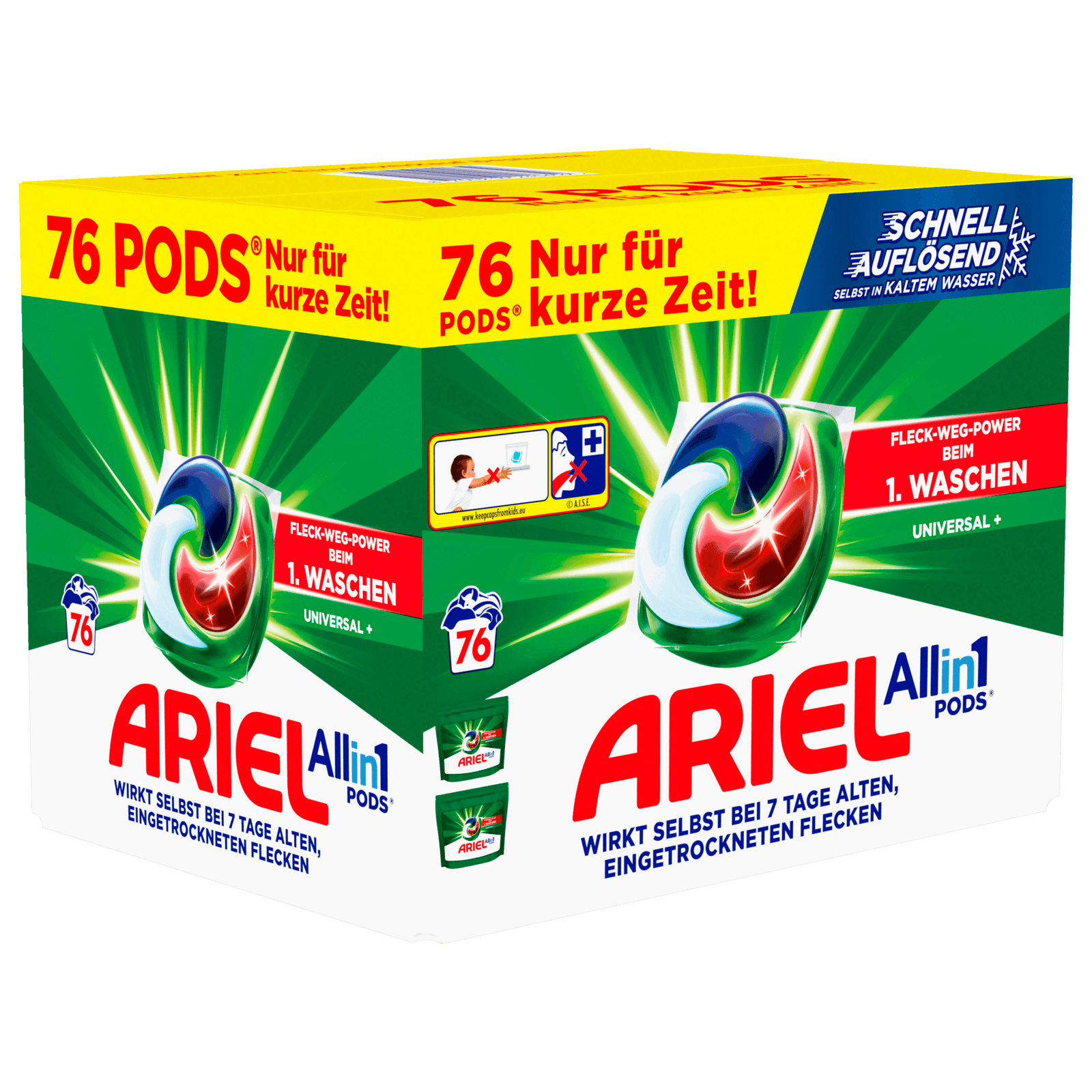 Ariel Universalwaschmittel All-in-1 Pods 1626,4g 76WL