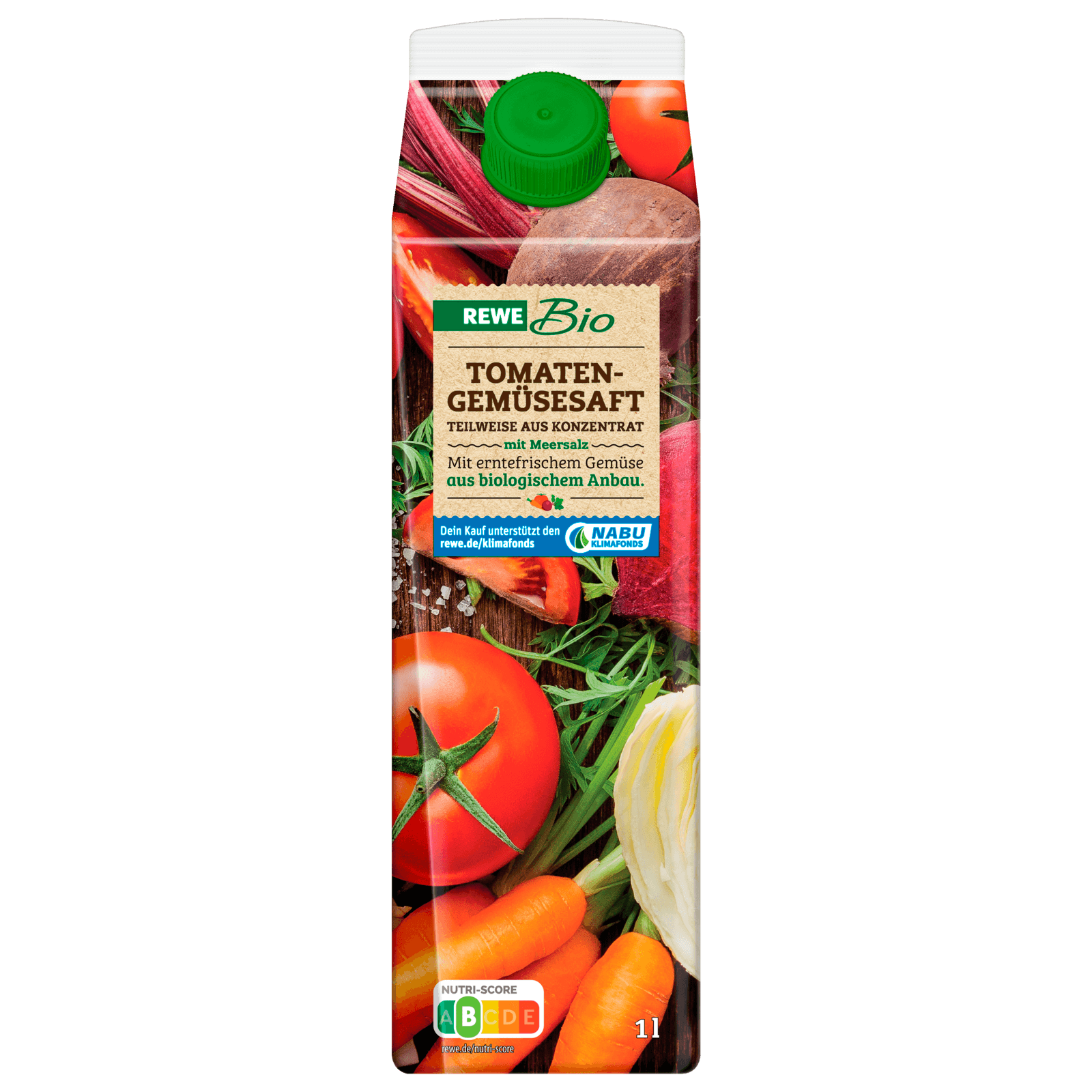 REWE Bio Tomaten-Gemüsesaft 1l