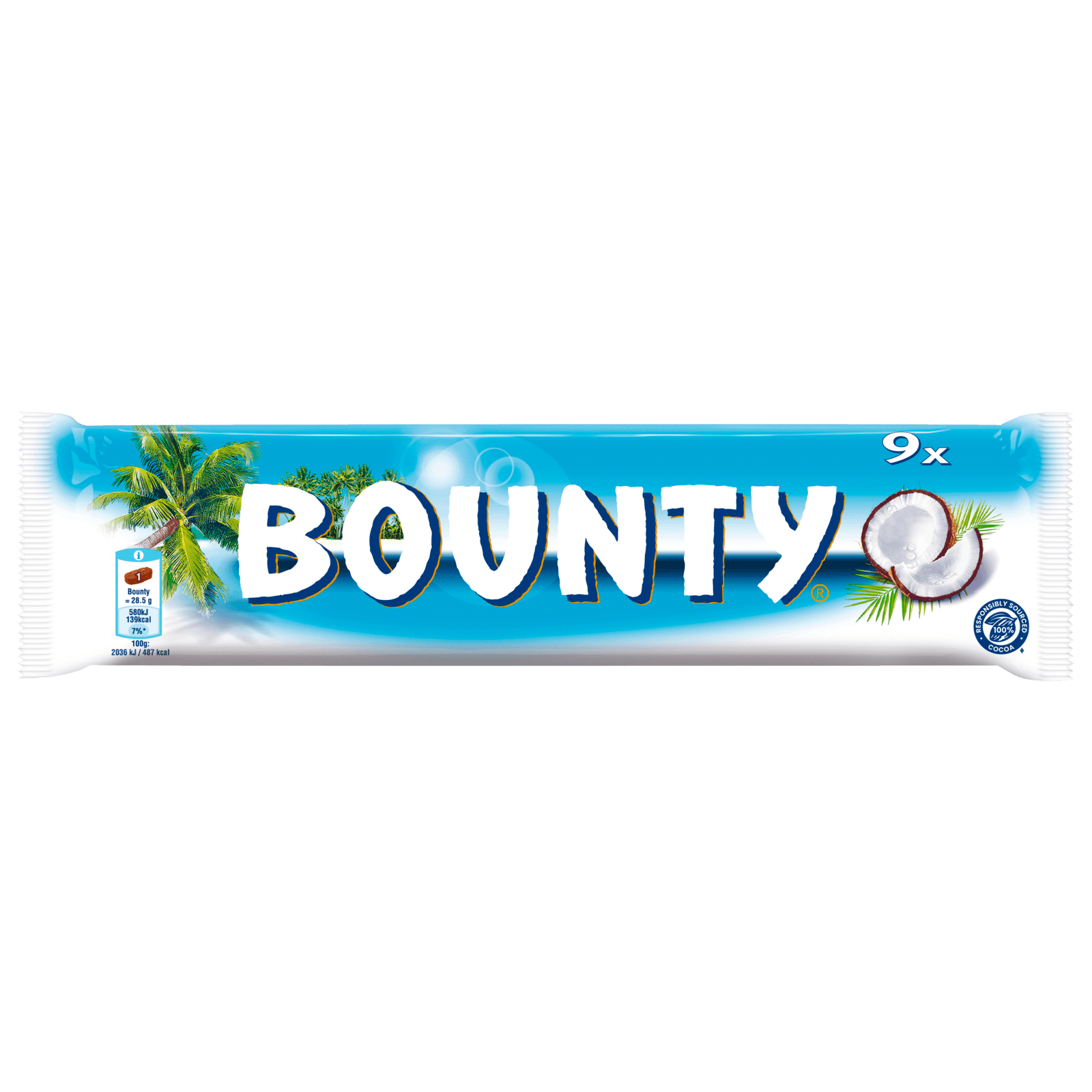 Bounty Schokoriegel 9x28,5g