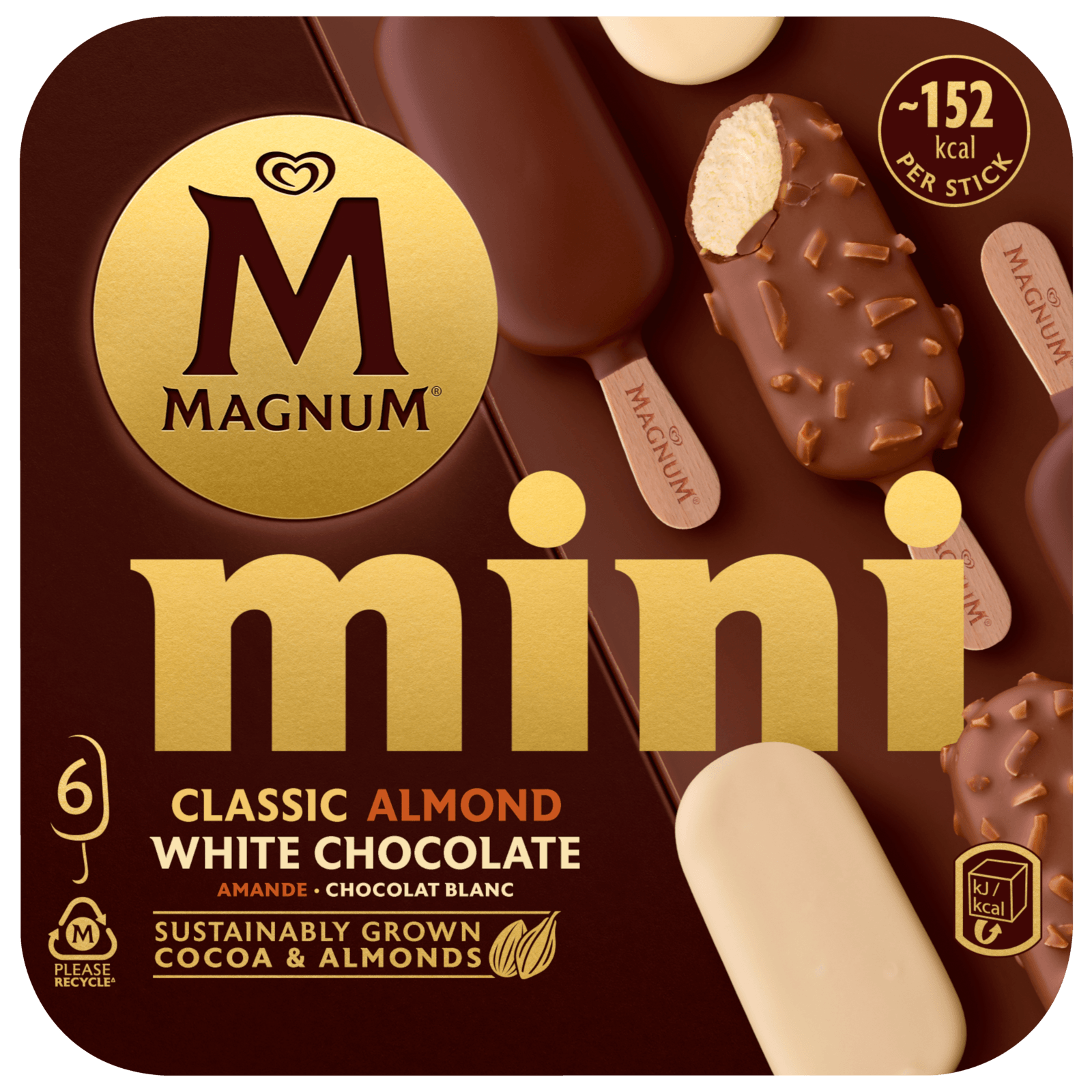 Magnum Mini Classic - Almond - White Chocolate 330ml