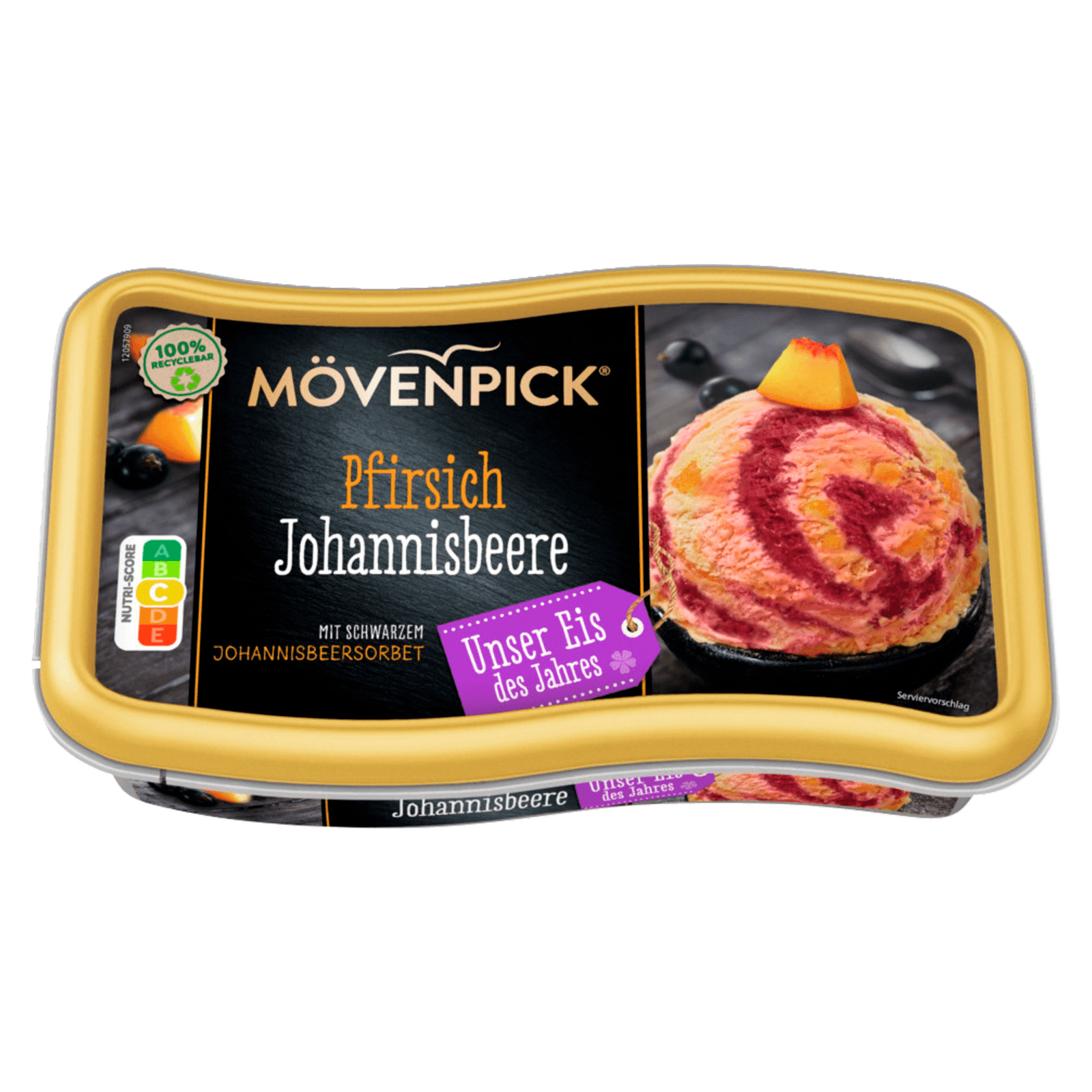 Mövenpick Speiseeis Pfirsich Johannisbeere 850ml