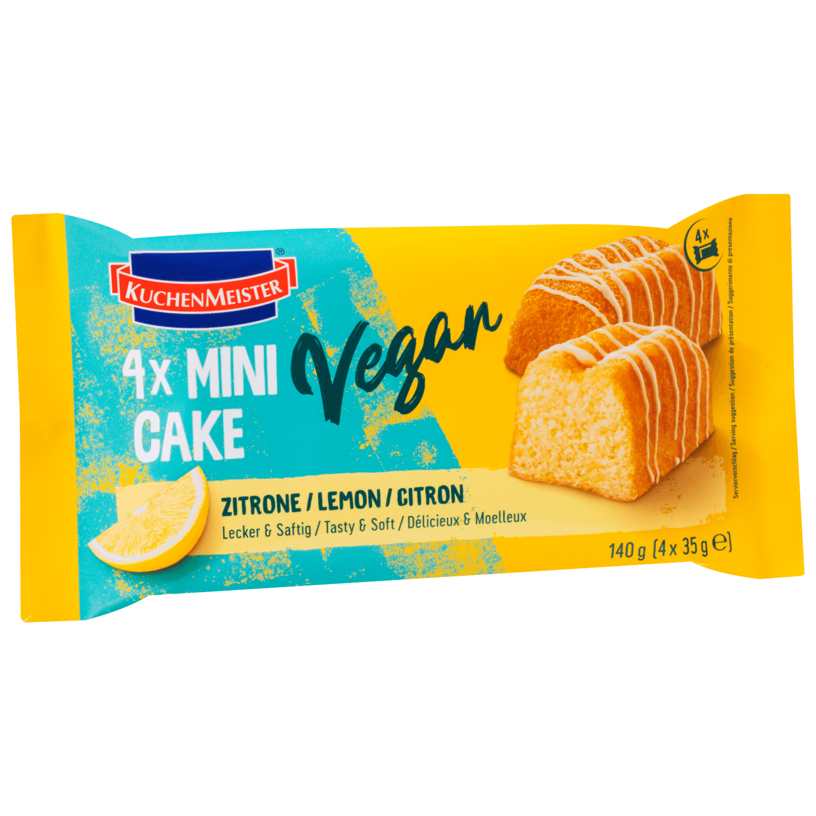 Kuchenmeister Zitronenkuchen Mini Cakes vegan 140g