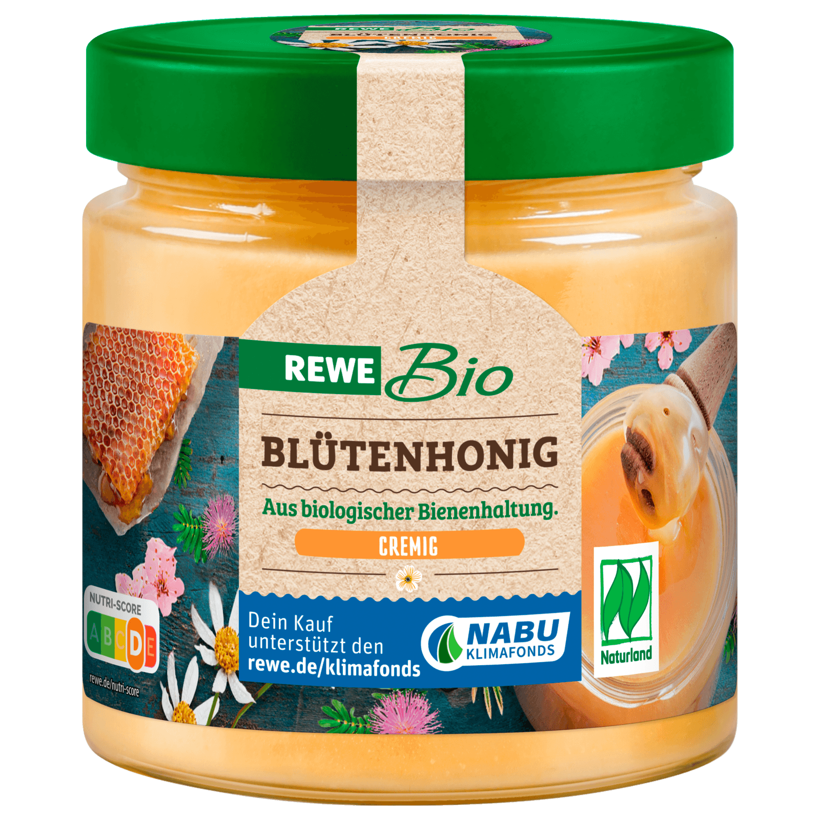 REWE Bio Naturland Blütenhonig Cremig 500g