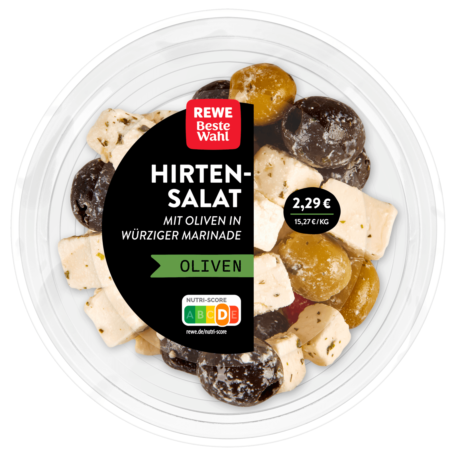 REWE Beste Wahl Hirtensalat mit Oliven 150g