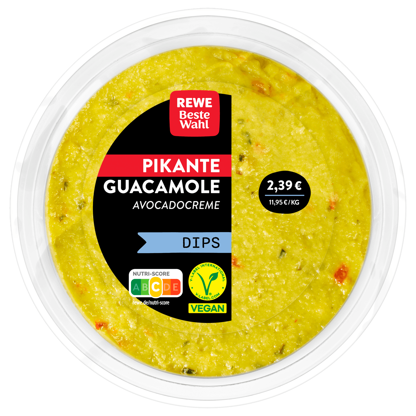 REWE Beste Wahl Pikante Guacamole vegan 200g