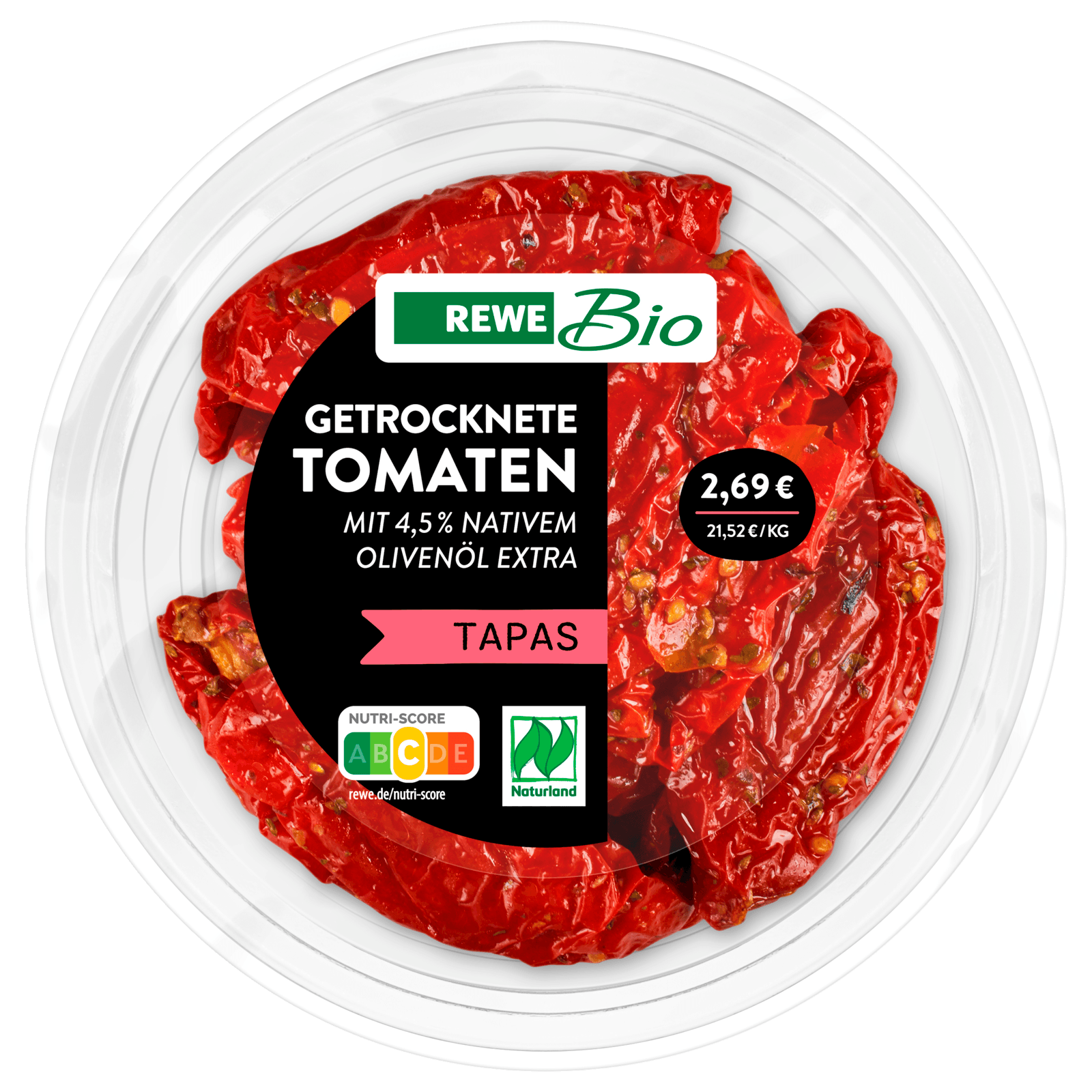 REWE Bio Getrocknete Tomaten 125g