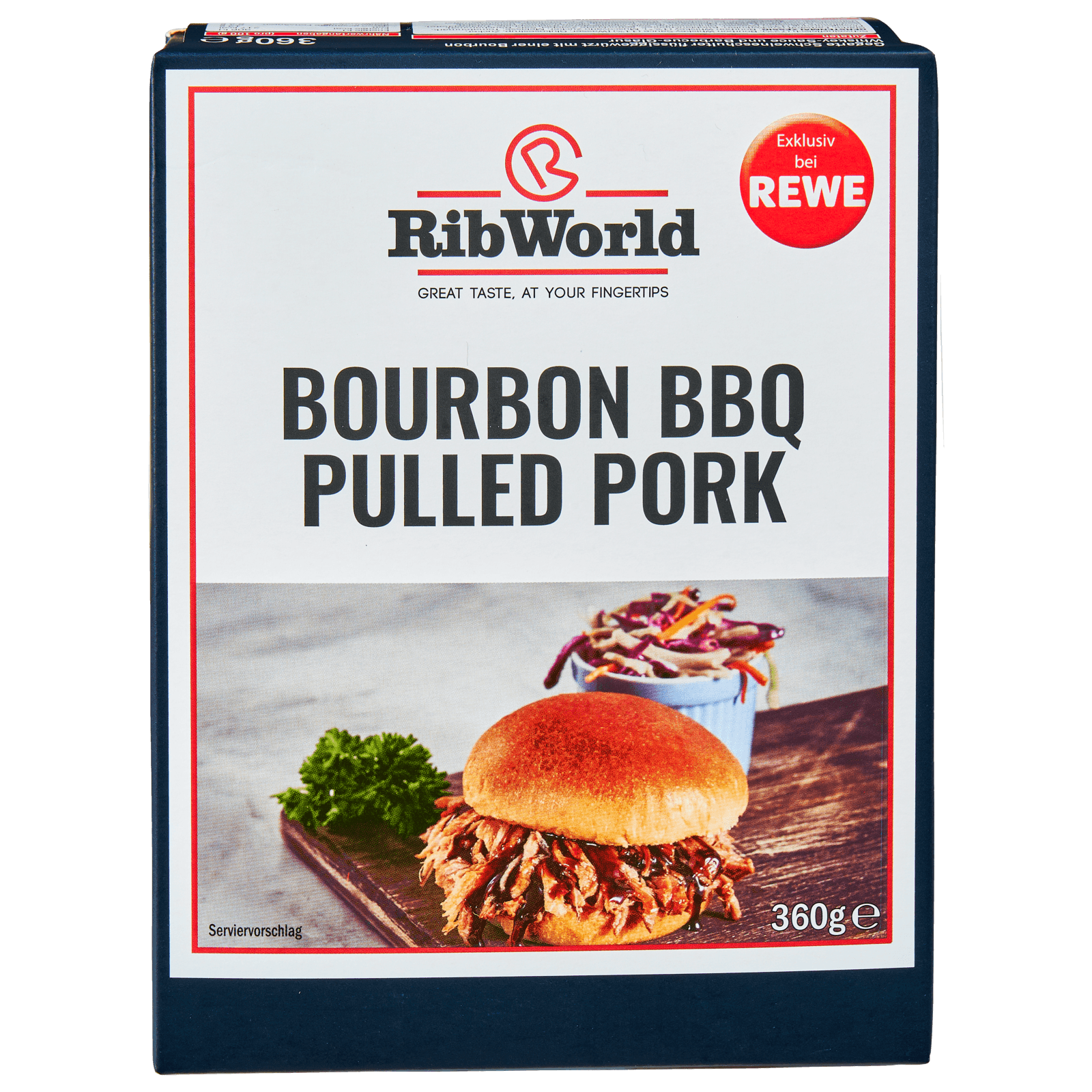 RibWorld Bourbon BBQ Pulled Pork 360g