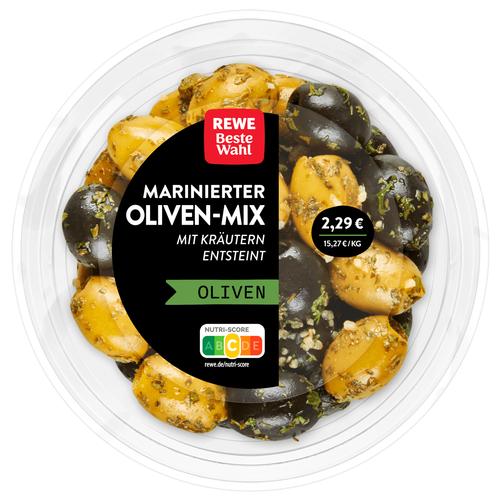 REWE Beste Wahl Marinierter Oliven-Mix 150g