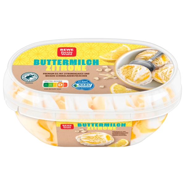 REWE Beste Wahl Eis Buttermilch-Zitrone...