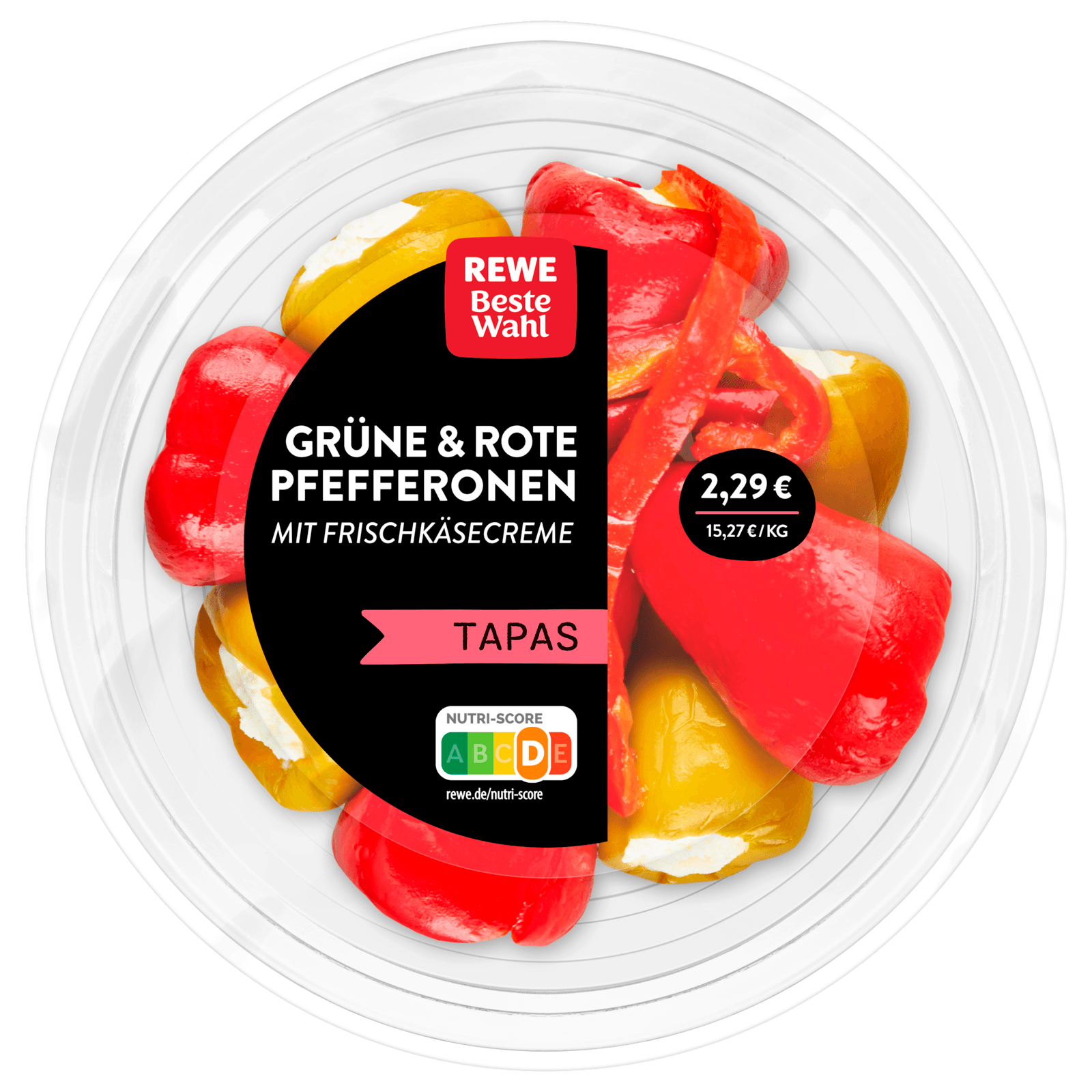 REWE Beste Wahl Grüne & Rote Pfefferonen 150g