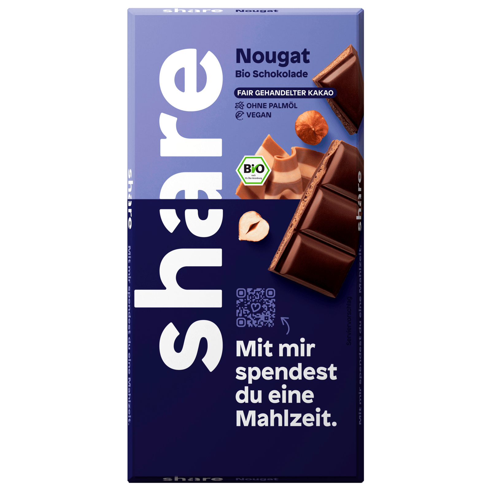 share Bio Schokolade Nougat vegan 100g