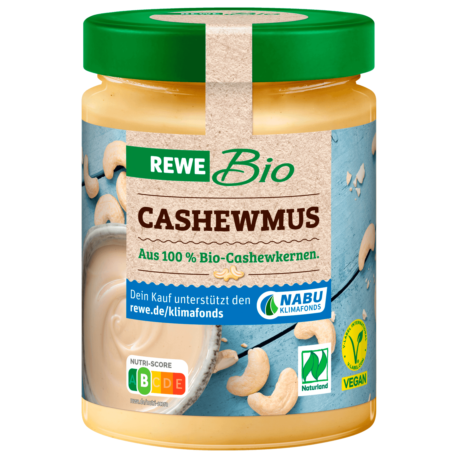 REWE Bio Naturland Cashewmus 250g