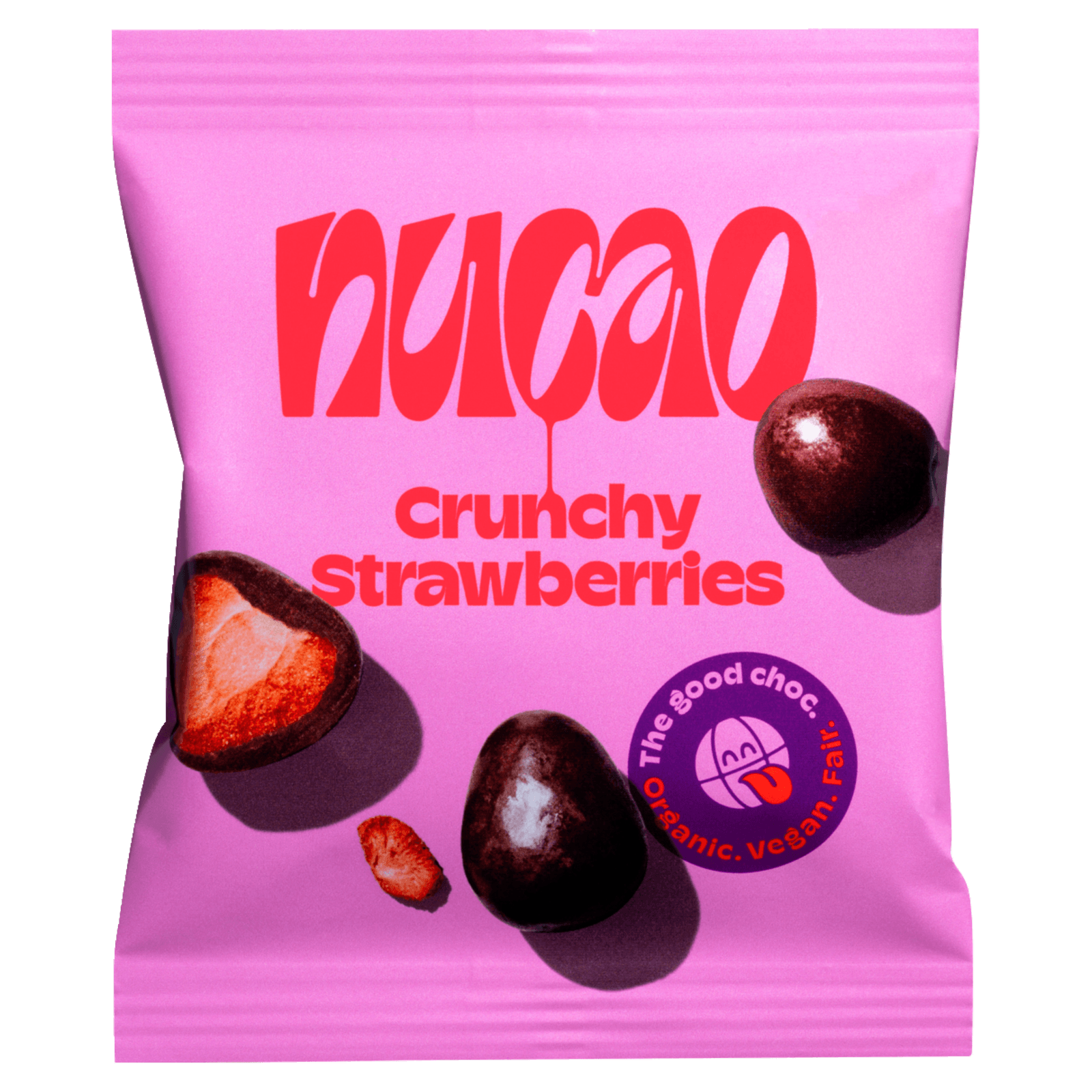 Nucao Bio Crunchy Strawberries vegan 50g