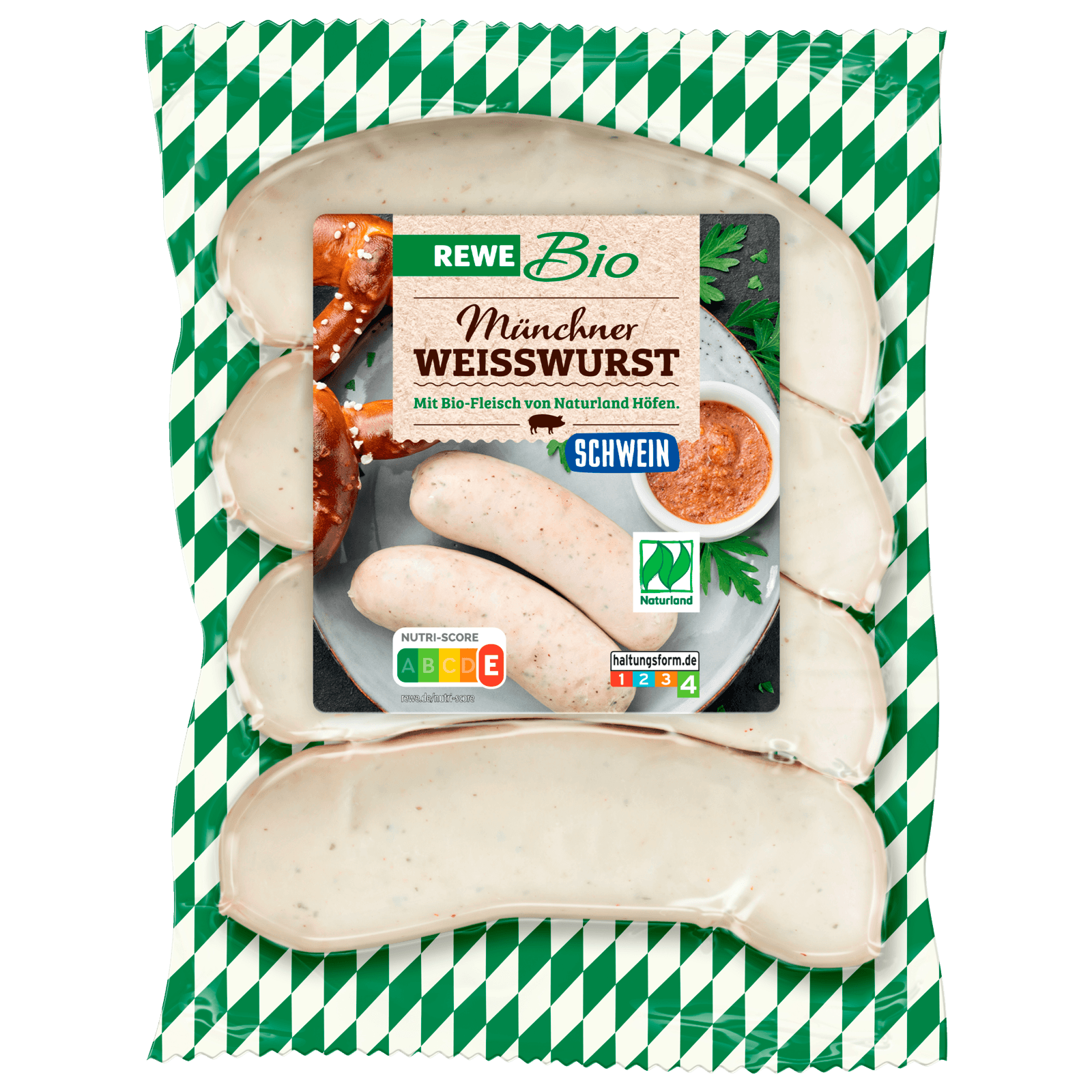 REWE Bio Naturland Münchner Weisswurst 280g