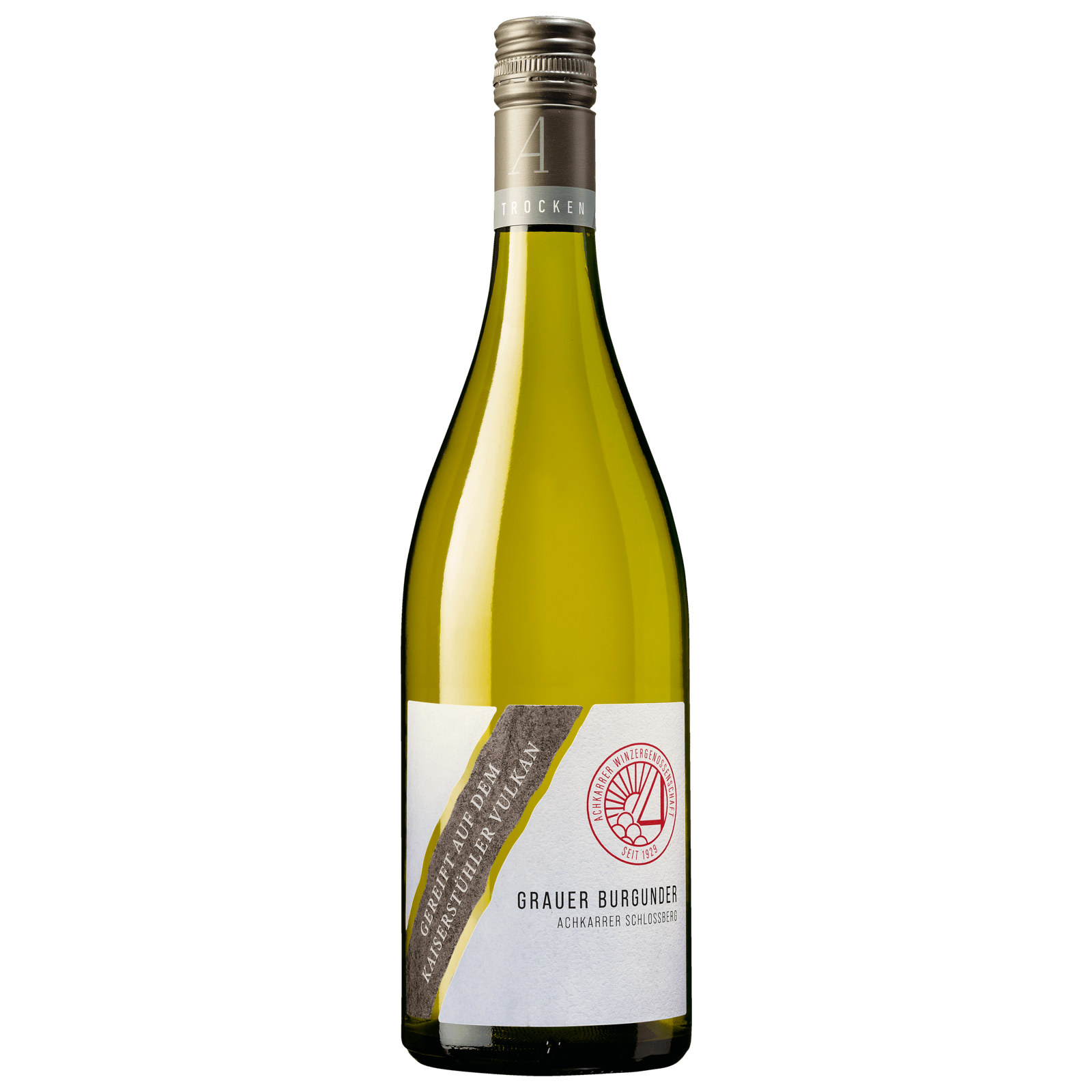 Achkarrer Winzergenossenschaft Weißwein Grauer Burgunder QbA trocken 0,75l