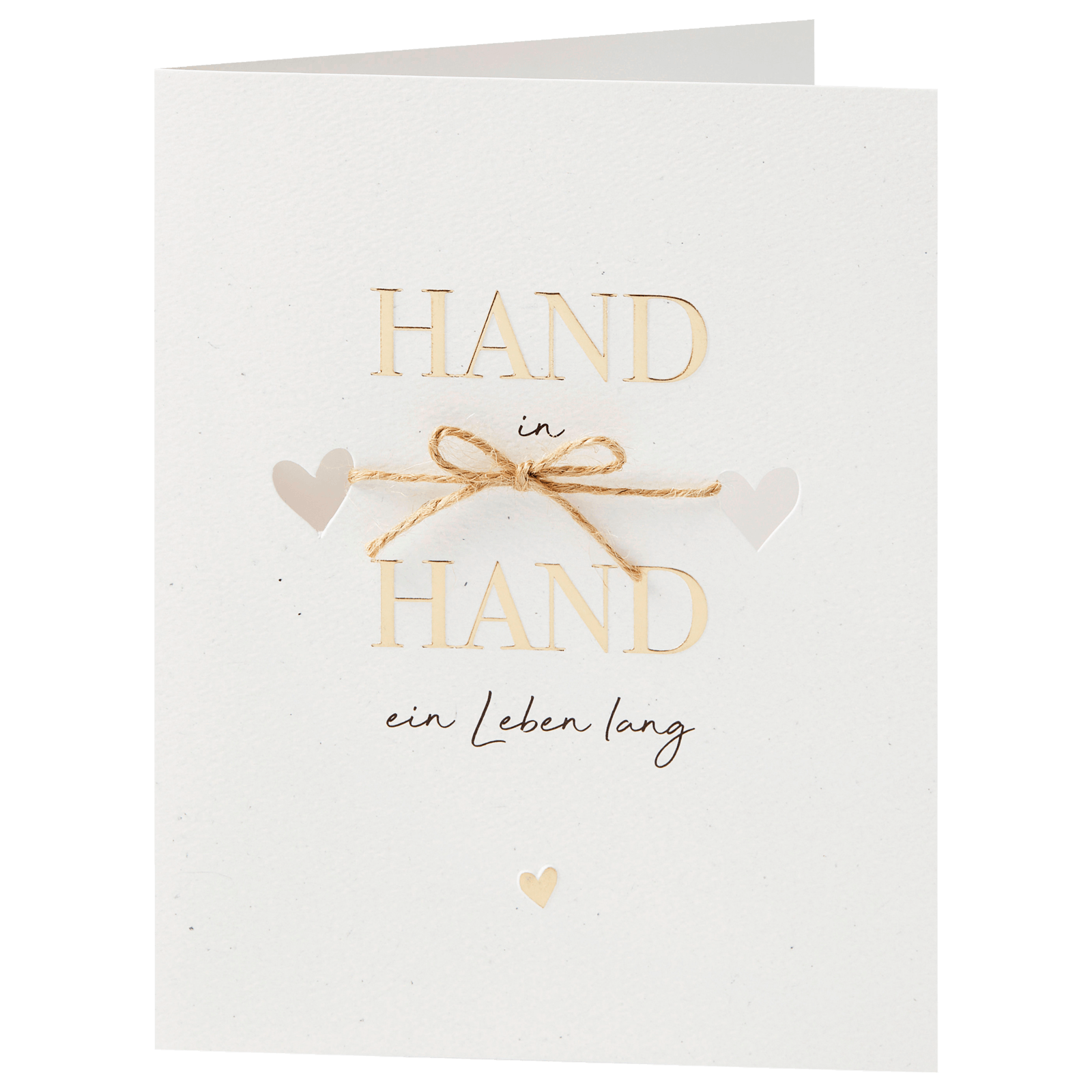 Vivess Glückwunschkarte Hochzeit Hand in Hand 1 Stück