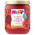 Hipp Bio Püree Himbeere in Apfel mit Dinkelgrieß 160g