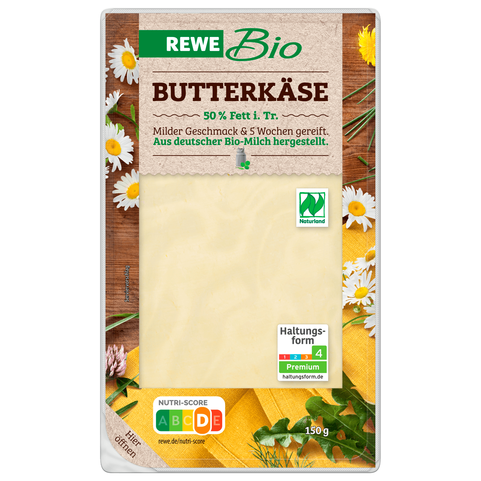 REWE Bio Butterkäse 150g