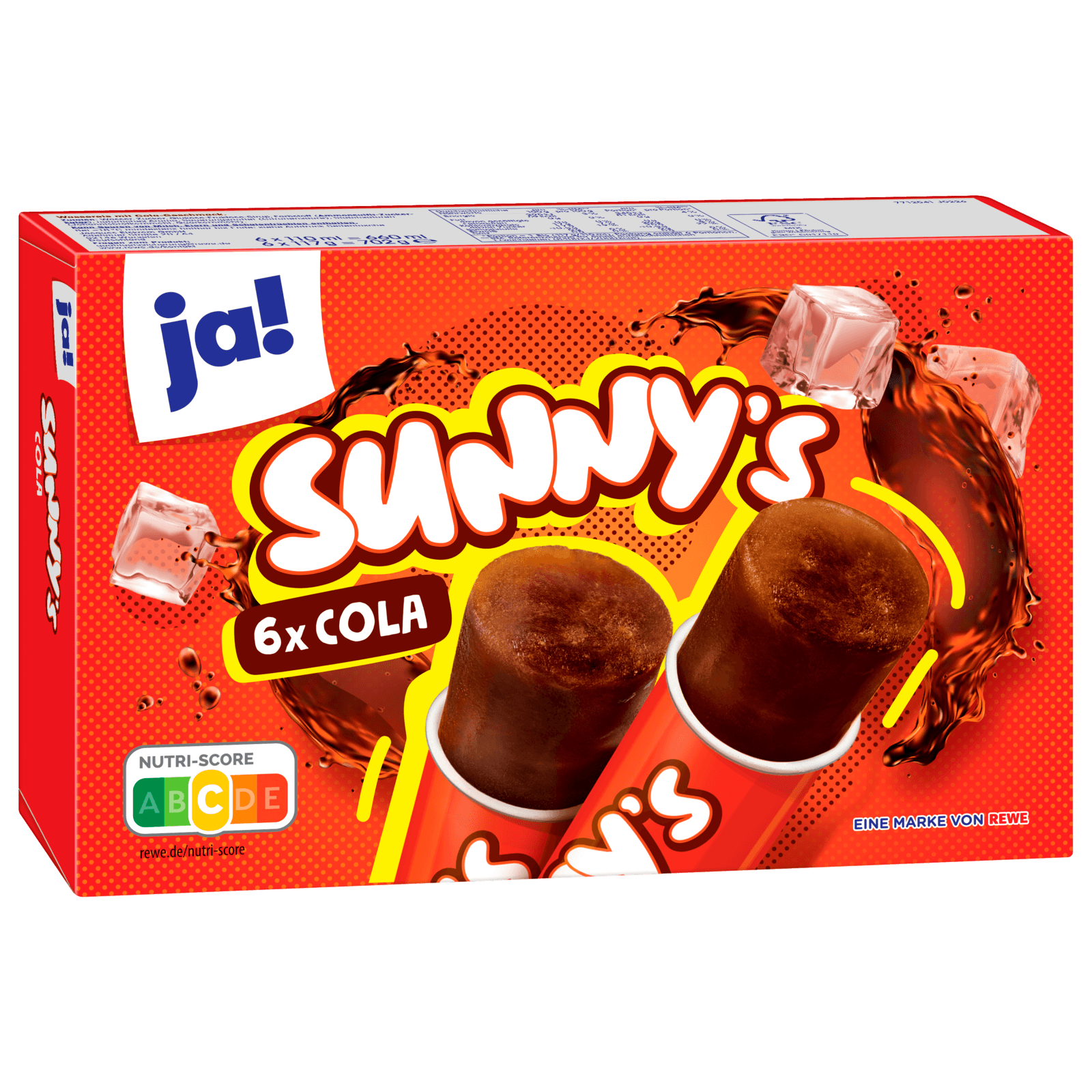 ja! Wassereis Sunny's Cola 6x110ml