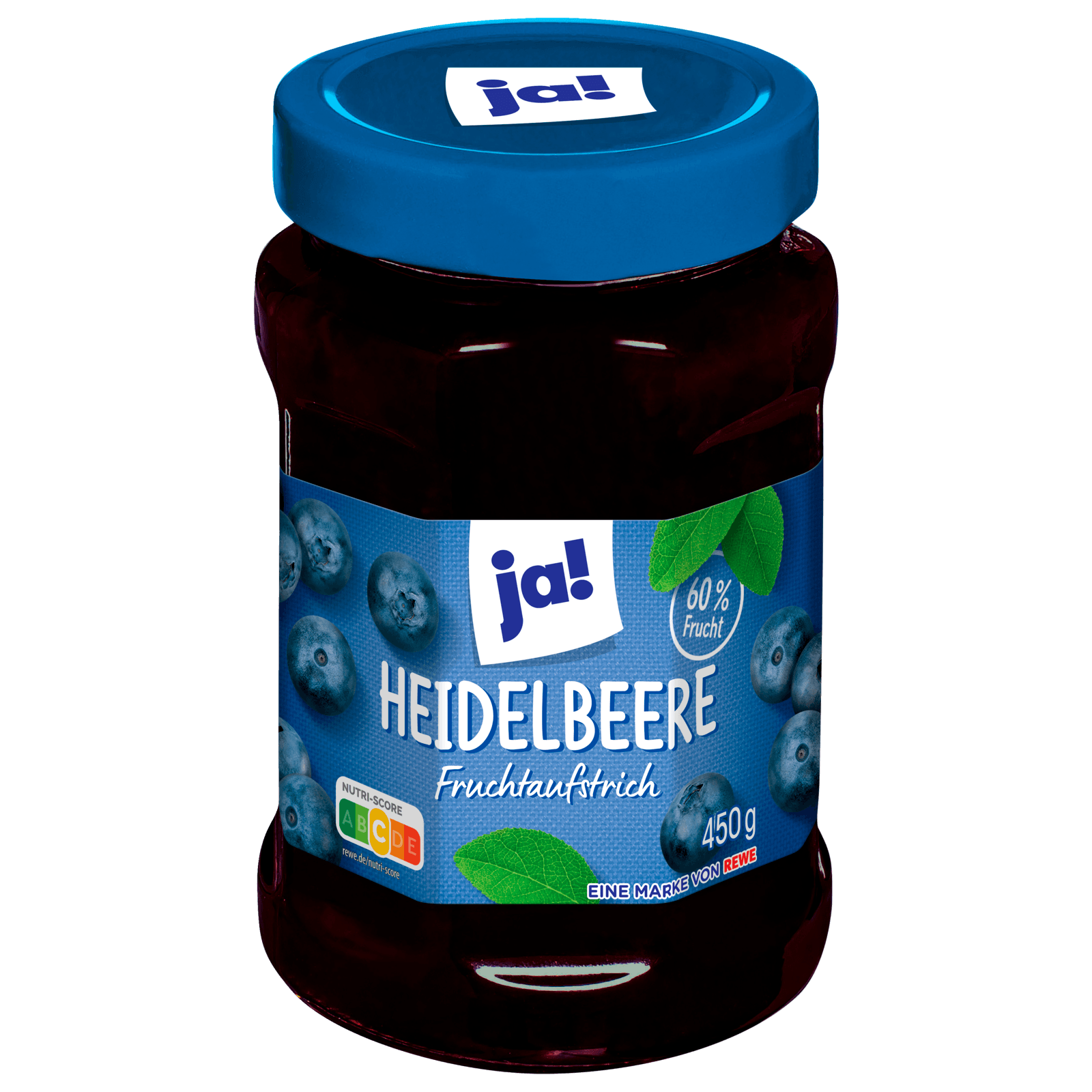 ja! Fruchtaufstrich Heidelbeere 450g