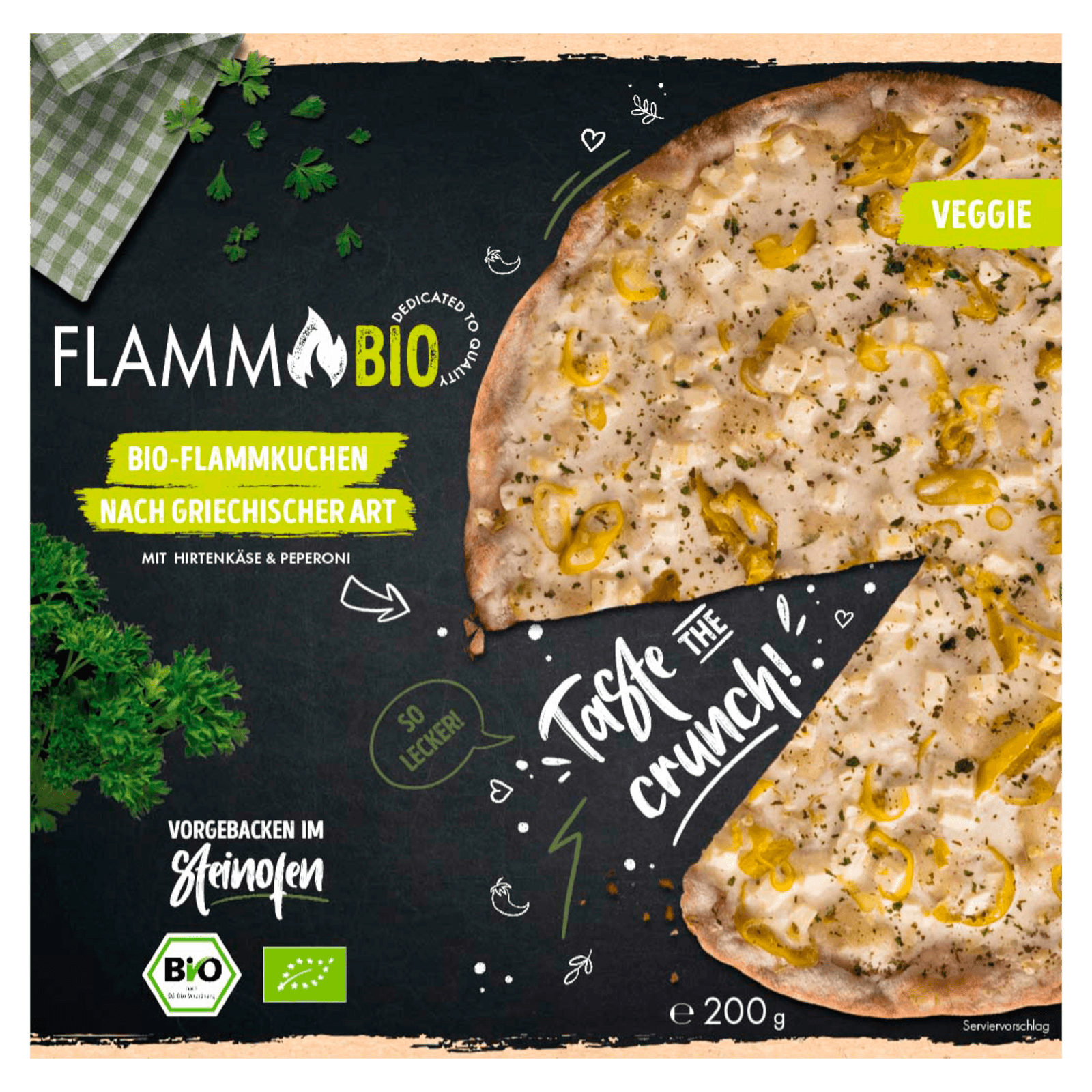 Flammkuchen Profi Bio Flammkuchen Griechische Art bei REWE online ...