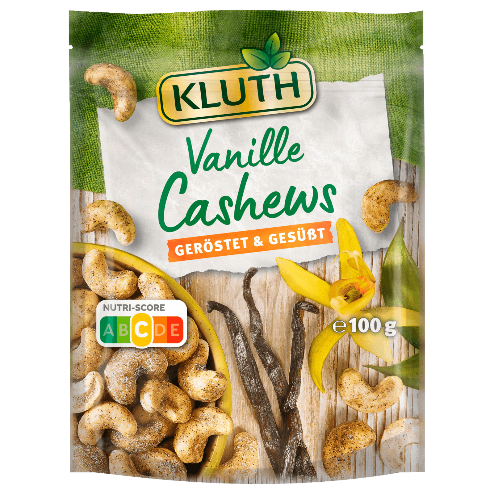 Kluth Vanille Cashews geröstet & gesüßt 100g