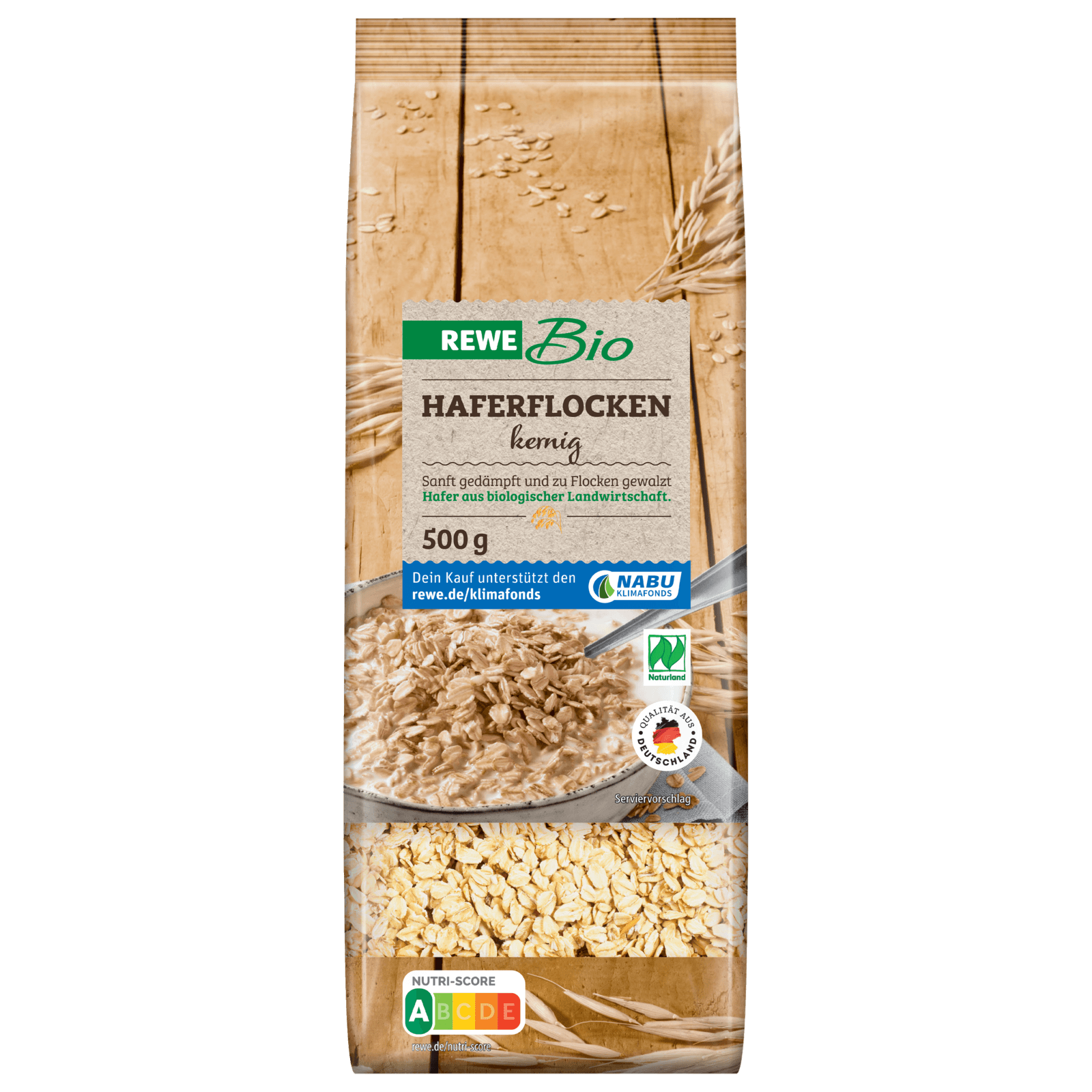 REWE Bio Haferflocken kernig 500g