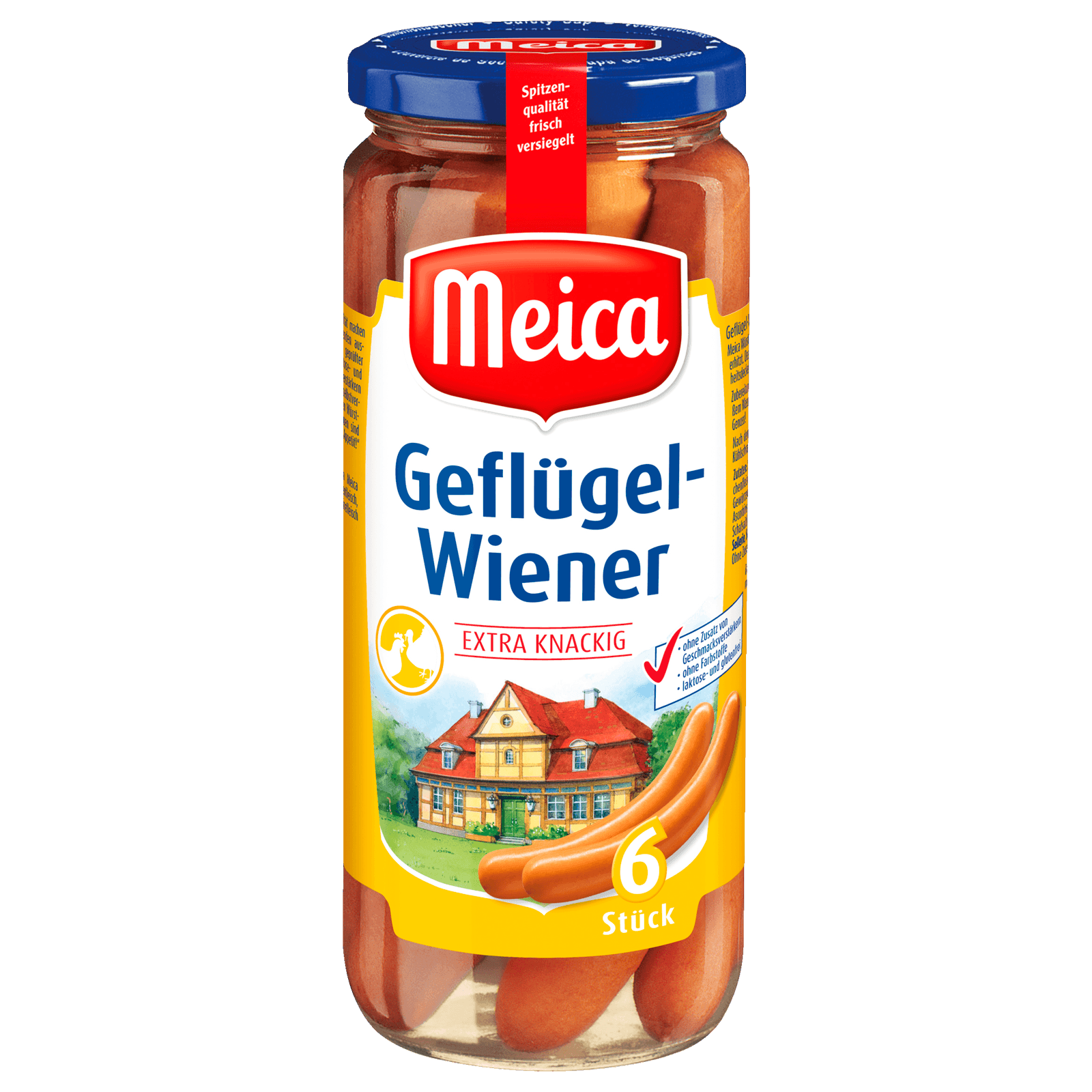 Meica Geflügel-Würstchen extra knackig 250g