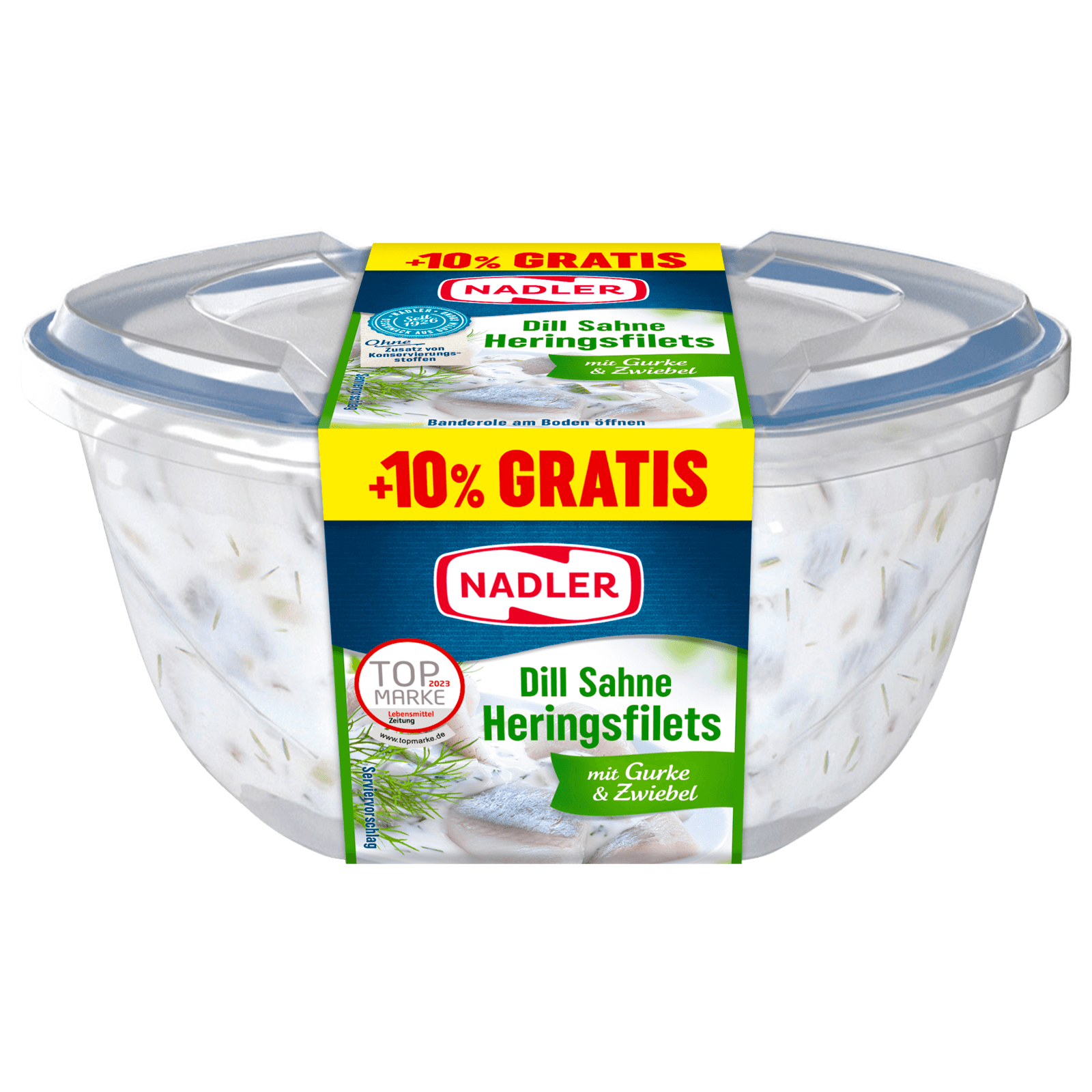 Nadler Dill Sahne Heringsfilets 440g