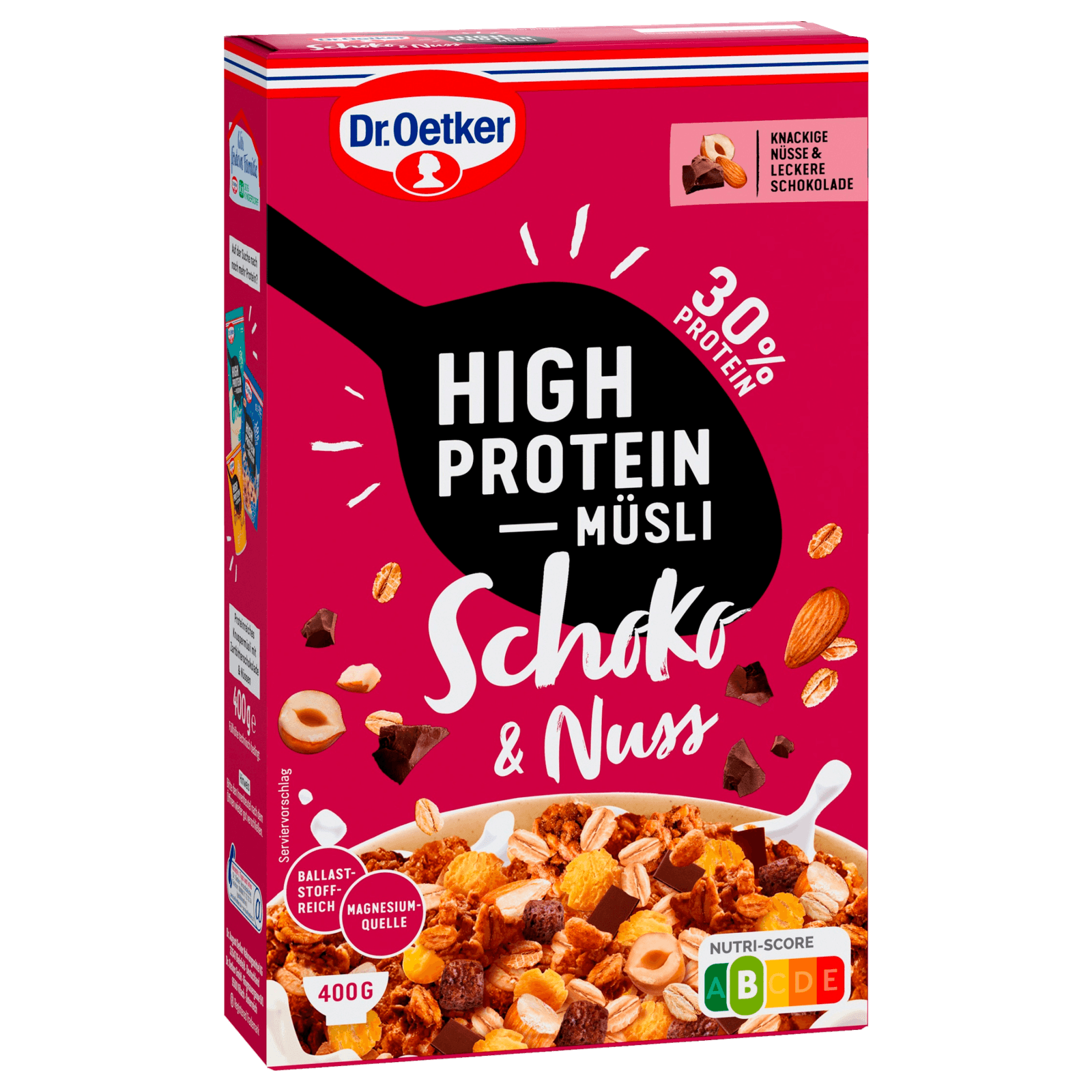 Dr. Oetker High Protein Müsli Schoko & Nuss 400g