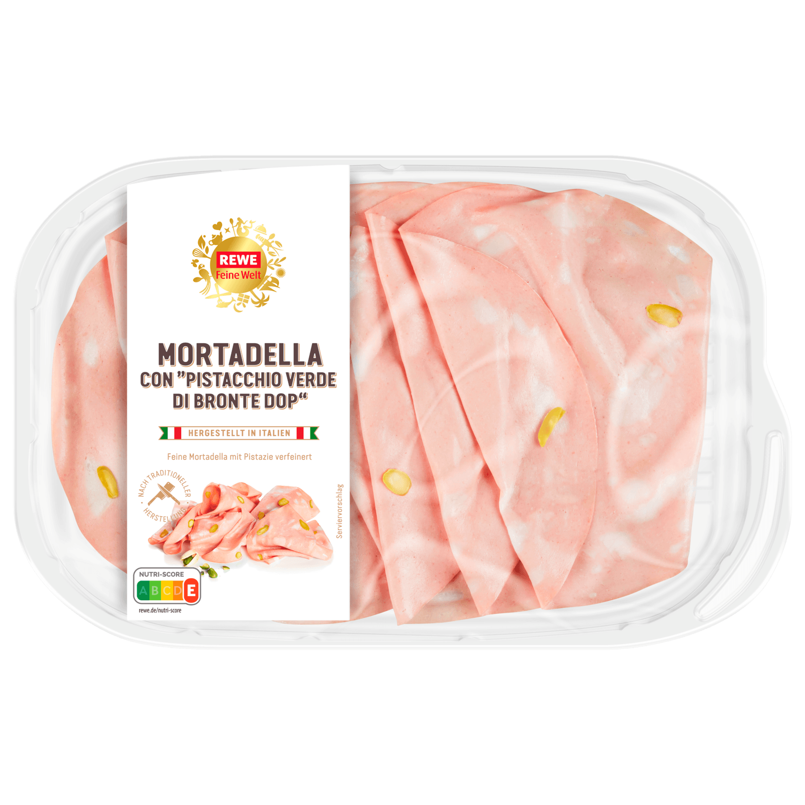 REWE Feine Welt Mortadella mit Pistazien 100g