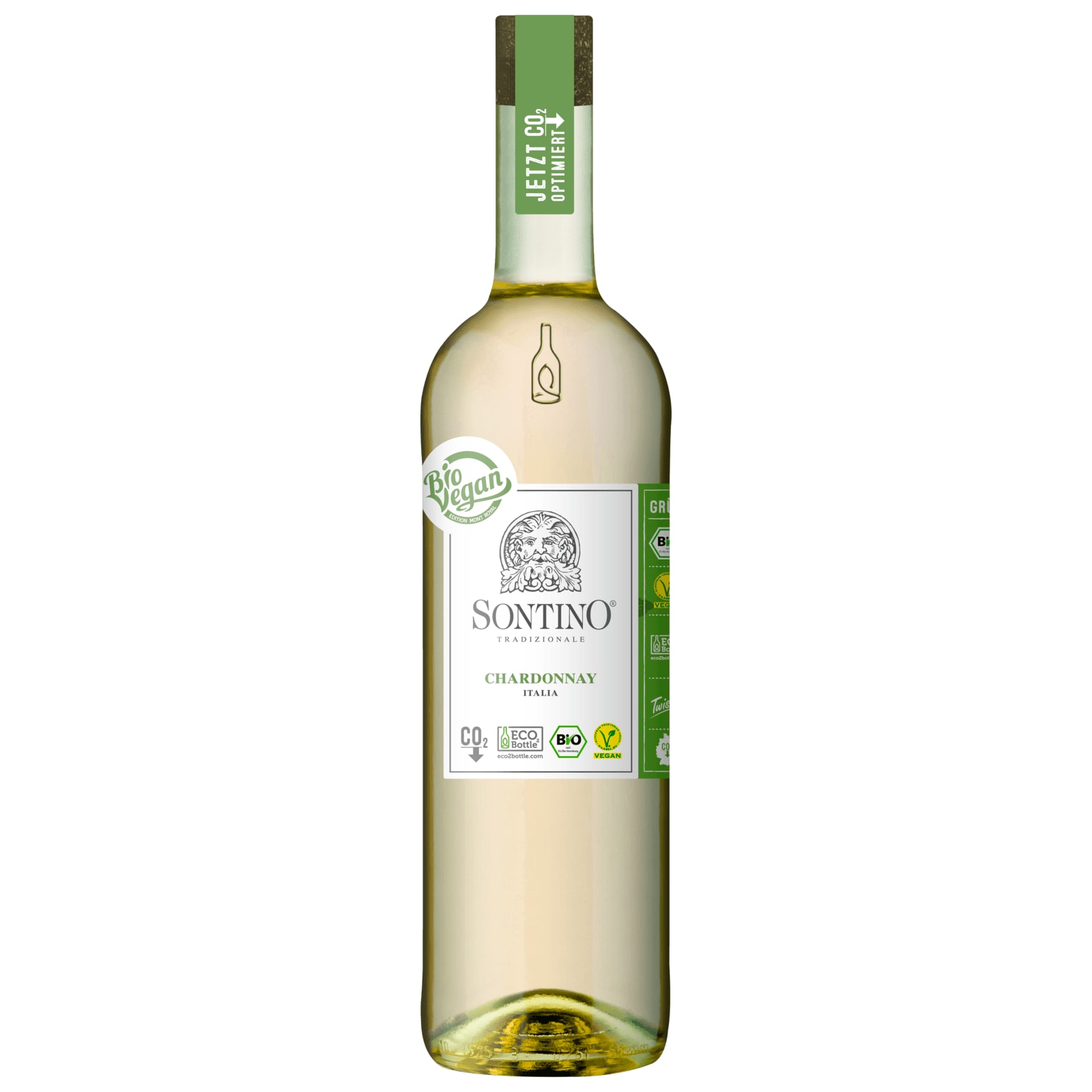 Sontino Bio Weißwein Chardonnay 0,75l bei online REWE vegan bestellen! trocken