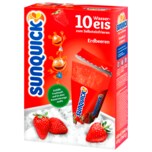 Sunquick Wassereis zum Selbsteinfrieren Erdbeeren 650g, 10 Stück