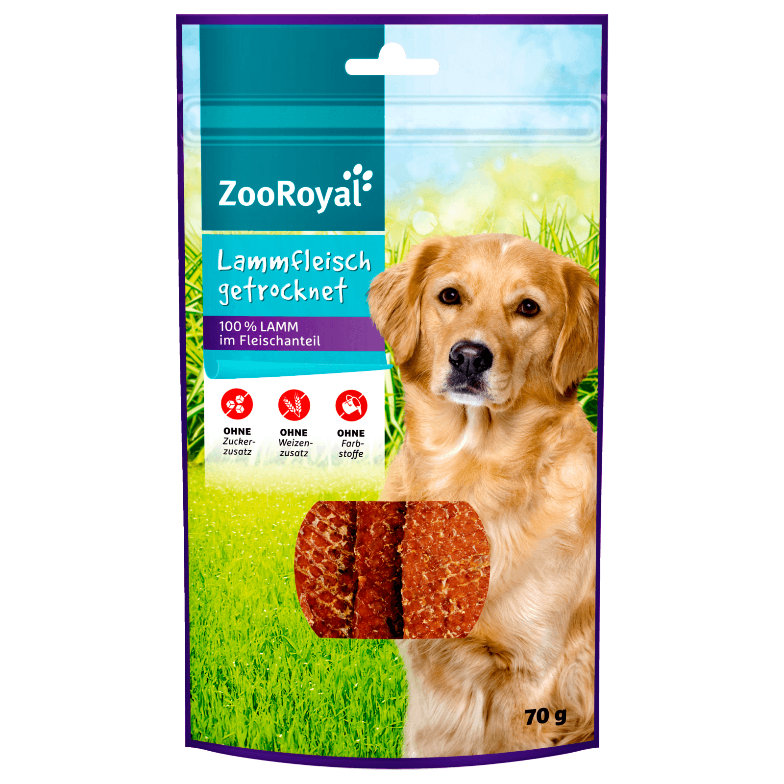 ZooRoyal Lammfleisch getrocknet 70g