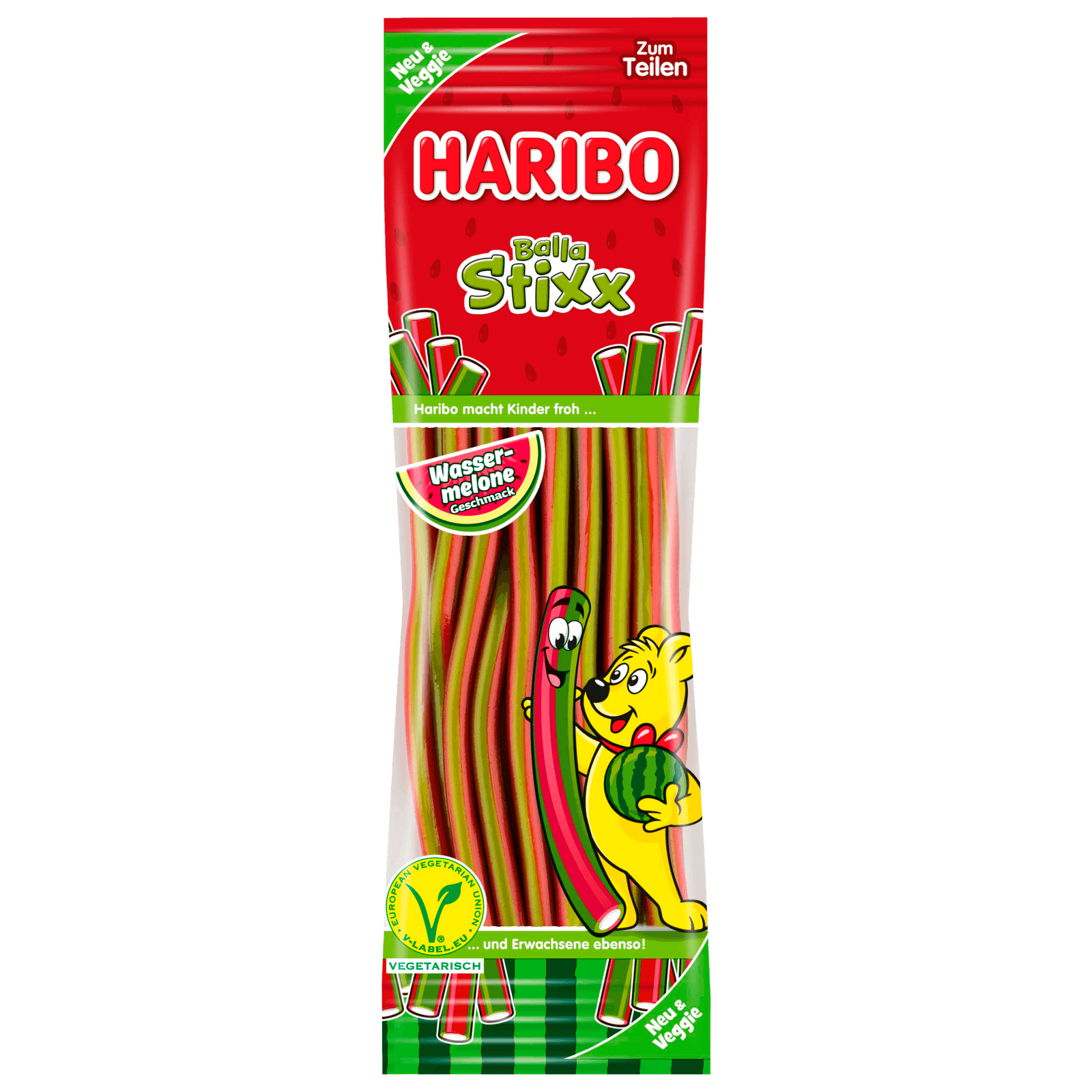 Haribo Balla Stixx Wassermelone Vegetarisch 175g Bei REWE Online Bestellen!