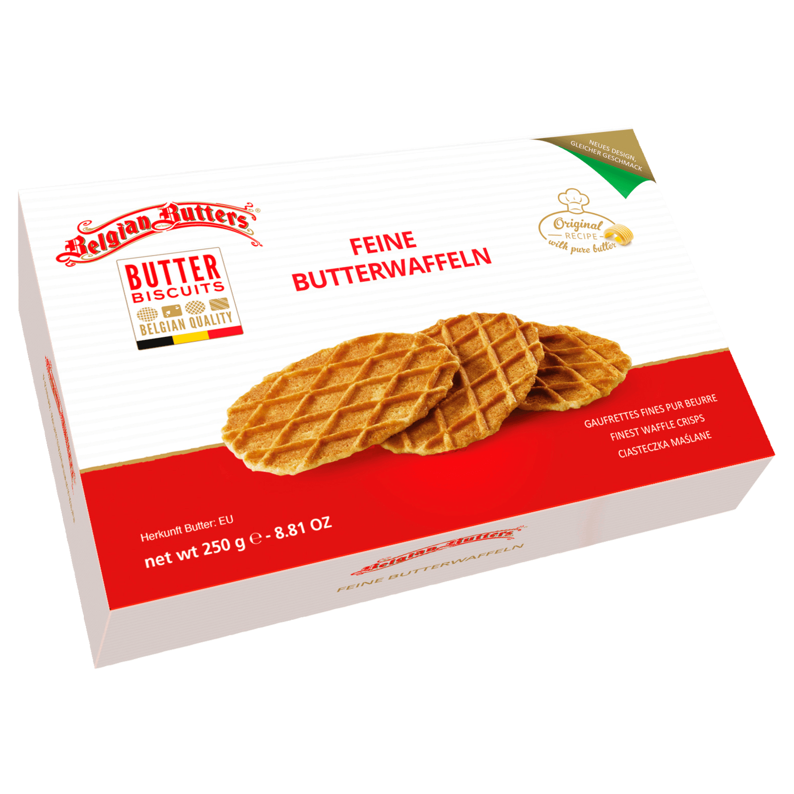 Belgian Butters Belgische Butterwaffeln 250g