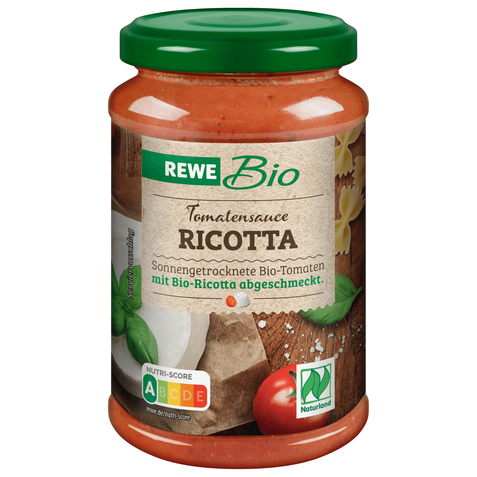 REWE Bio Naturland Tomatensauce Ricotta 350g